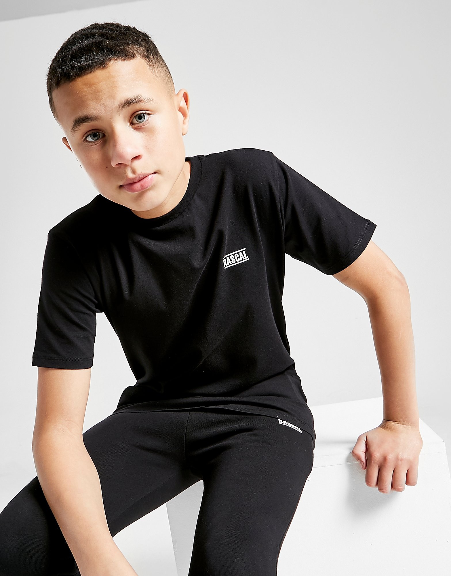 

Rascal Essential Small Logo T-Shirt Junior - Black - Kids, Black