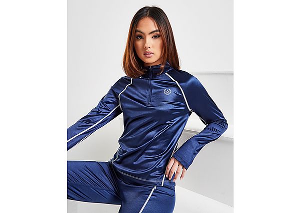 Pink Soda Sport Top Shine Stich 1/4 Zip Femme