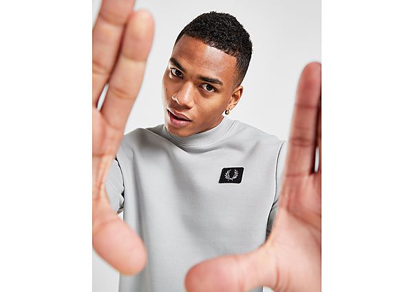 Fred Perry Sweatshirt Patch Crew Homme