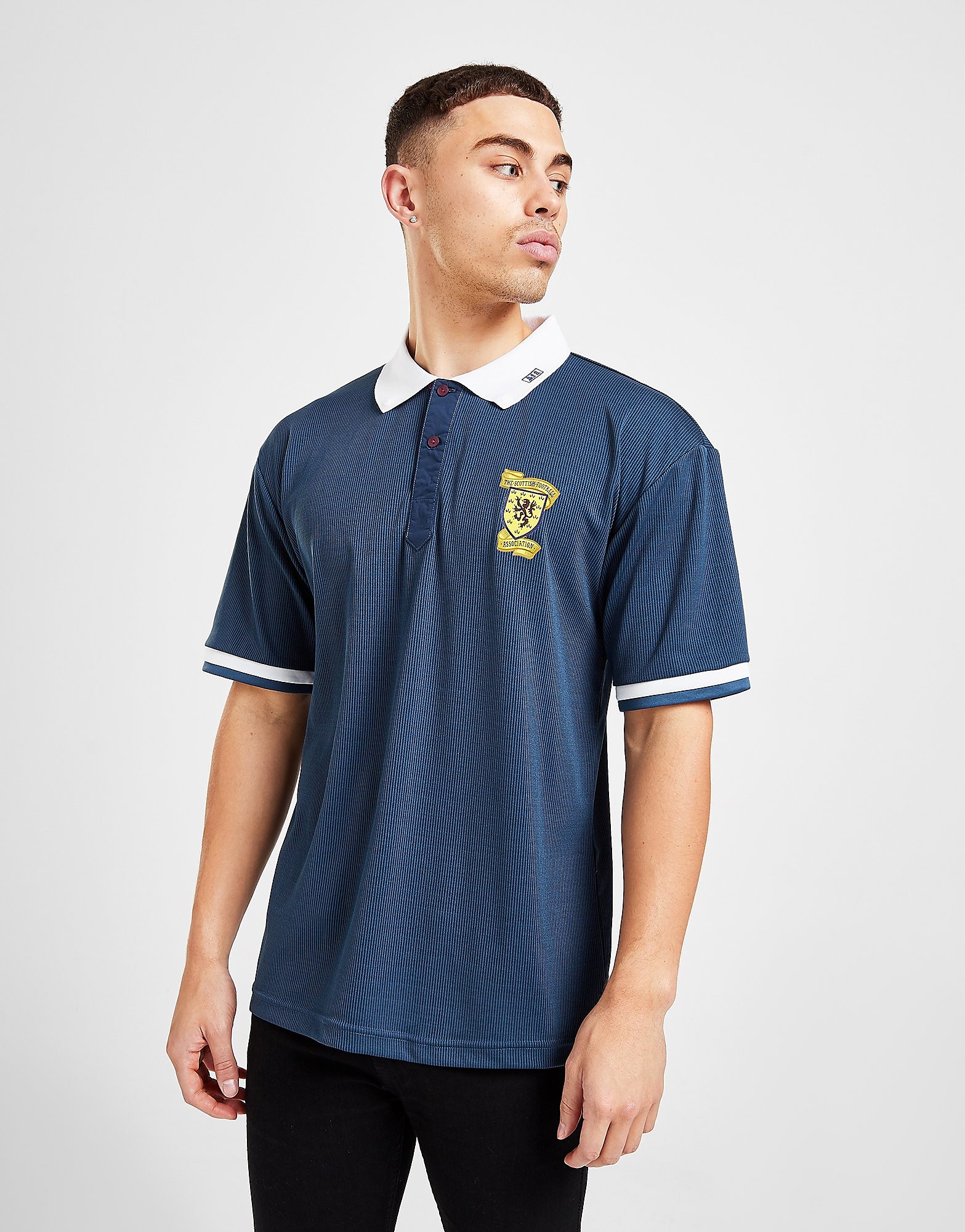 

Score Draw Scotland '90 Home Retro Shirt - Blue/White - Mens, Blue/White