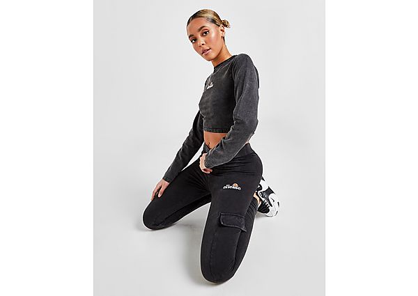 Ellesse Pantalon Cargo Délavés Femme