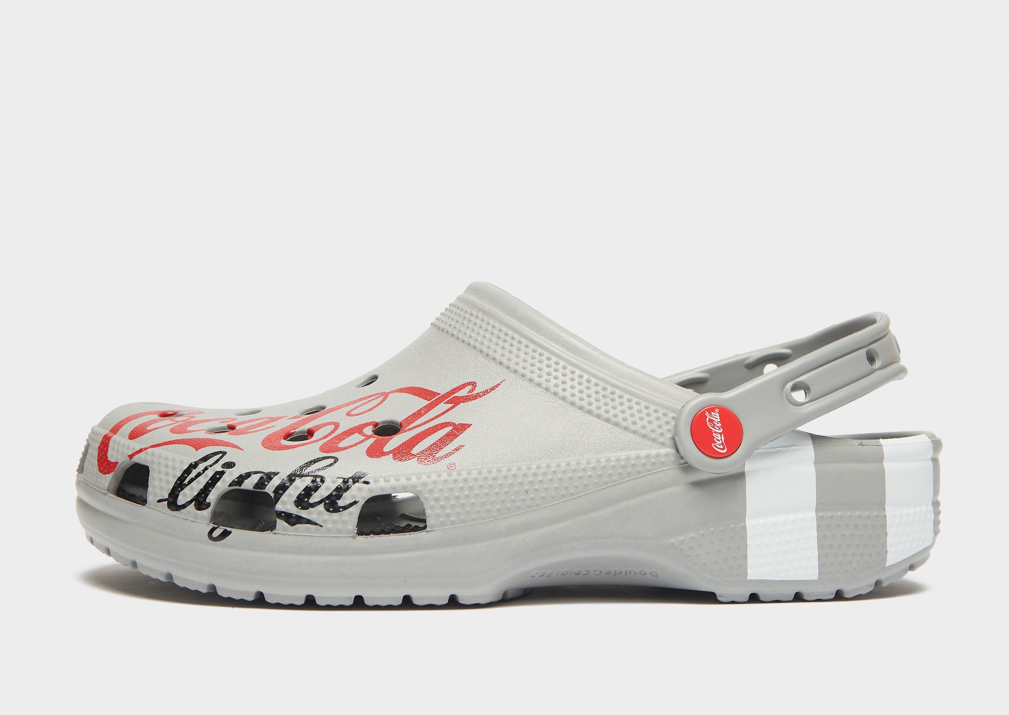 Crocs Coca-Cola Classic Clogs - Only at JD - Grey - Mens, Grey