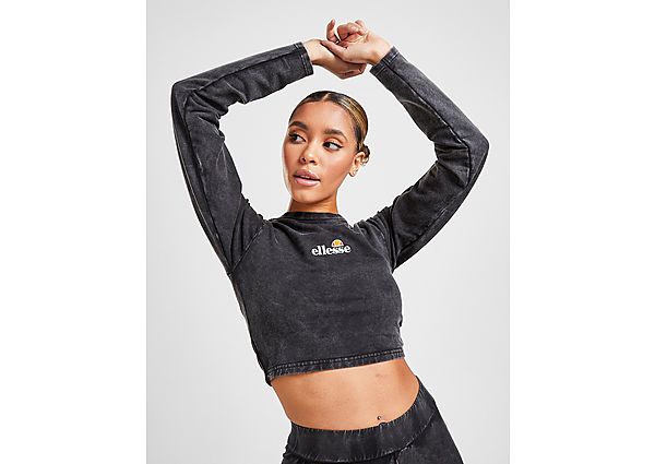Ellesse T-Shirt Crop Wash Manches Longues
