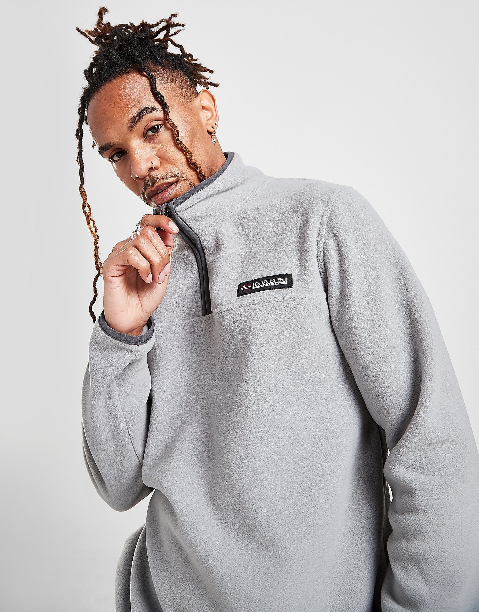

Napapijri Polar 1/2 Zip Sweatshirt - Only at JD - Grey - Mens, Grey