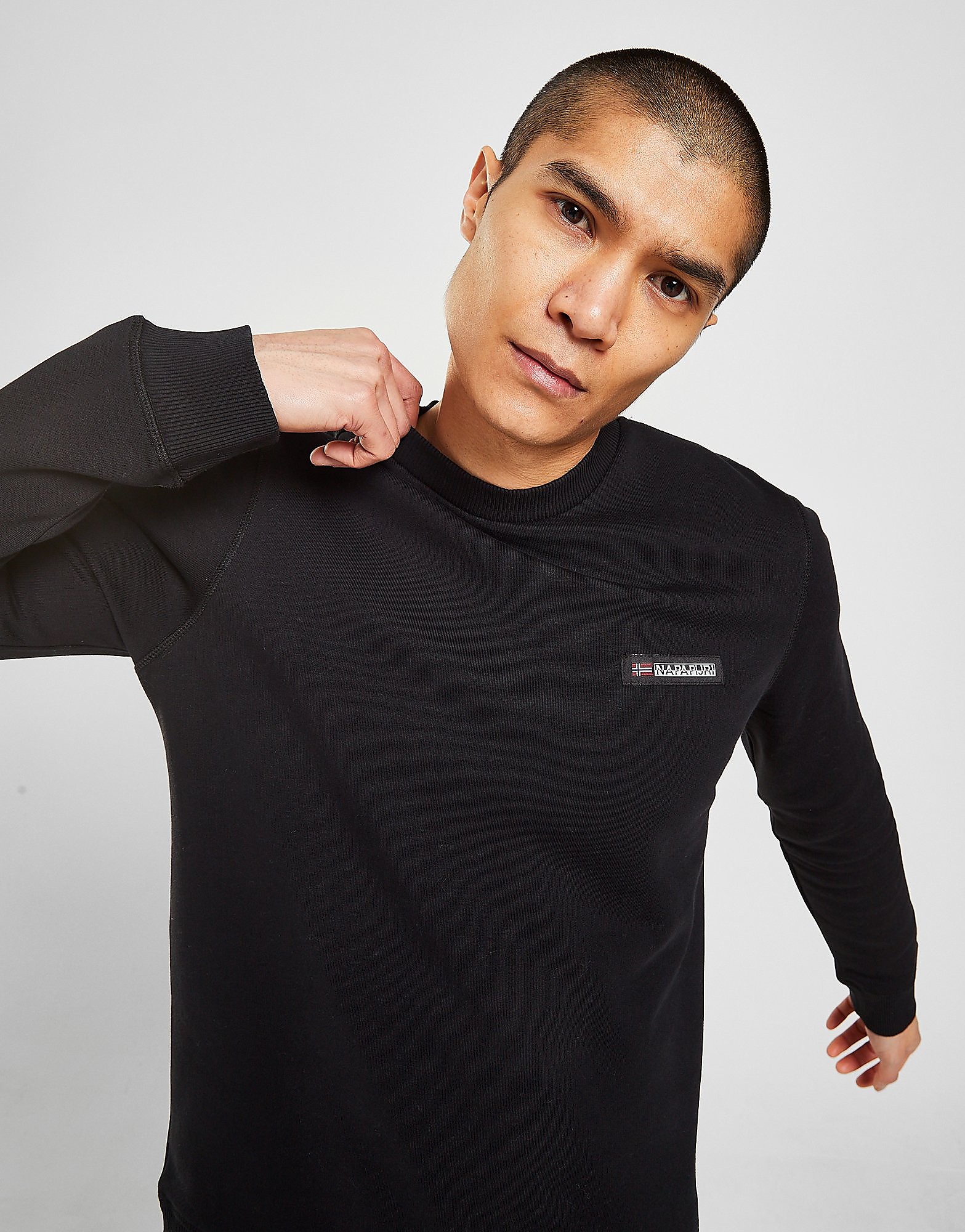 

Napapijri Core Crew Sweatshirt - Only at JD - Black - Mens, Black