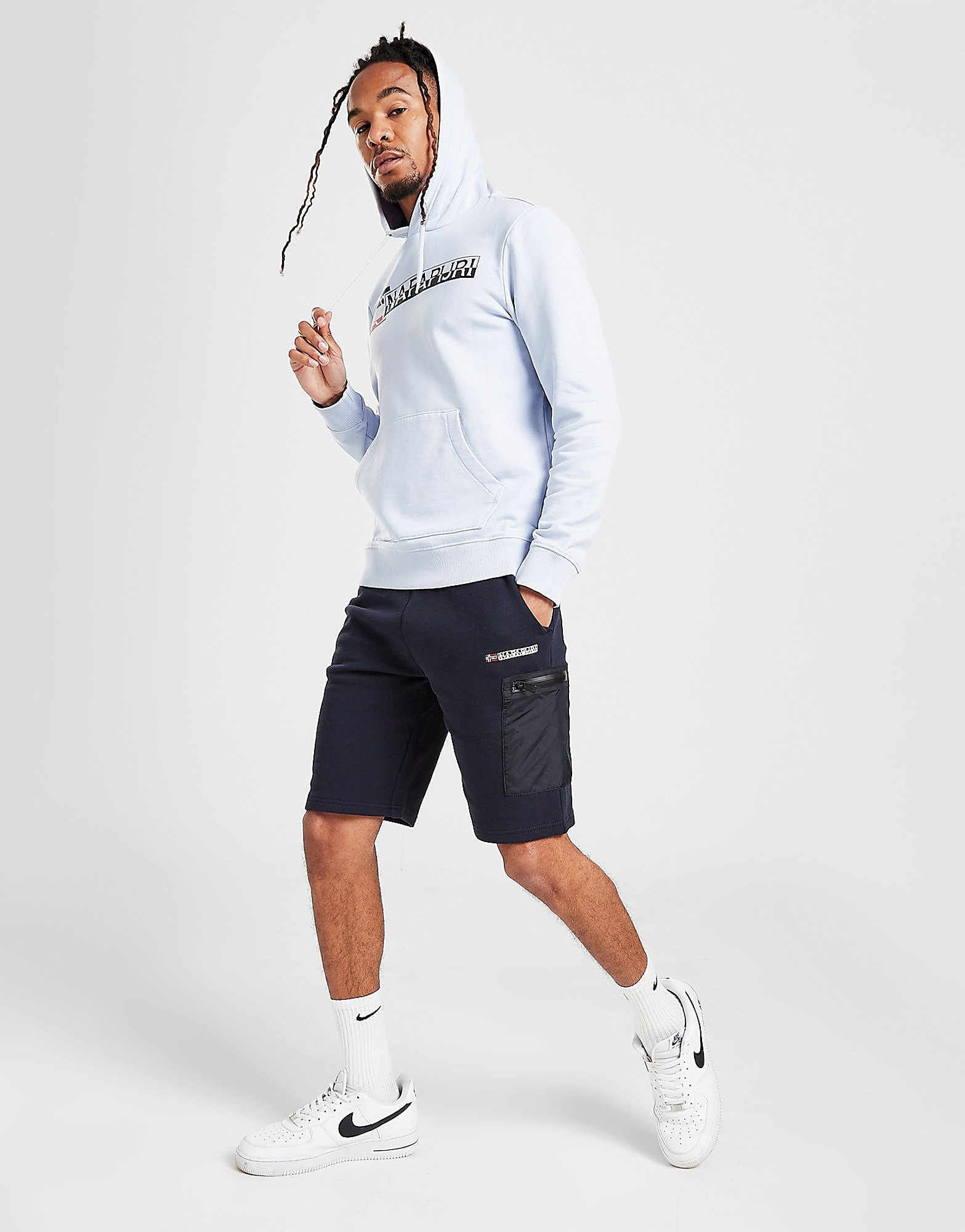 

Napapijri MA1 Cargo Fleece Shorts - Blue - Mens, Blue