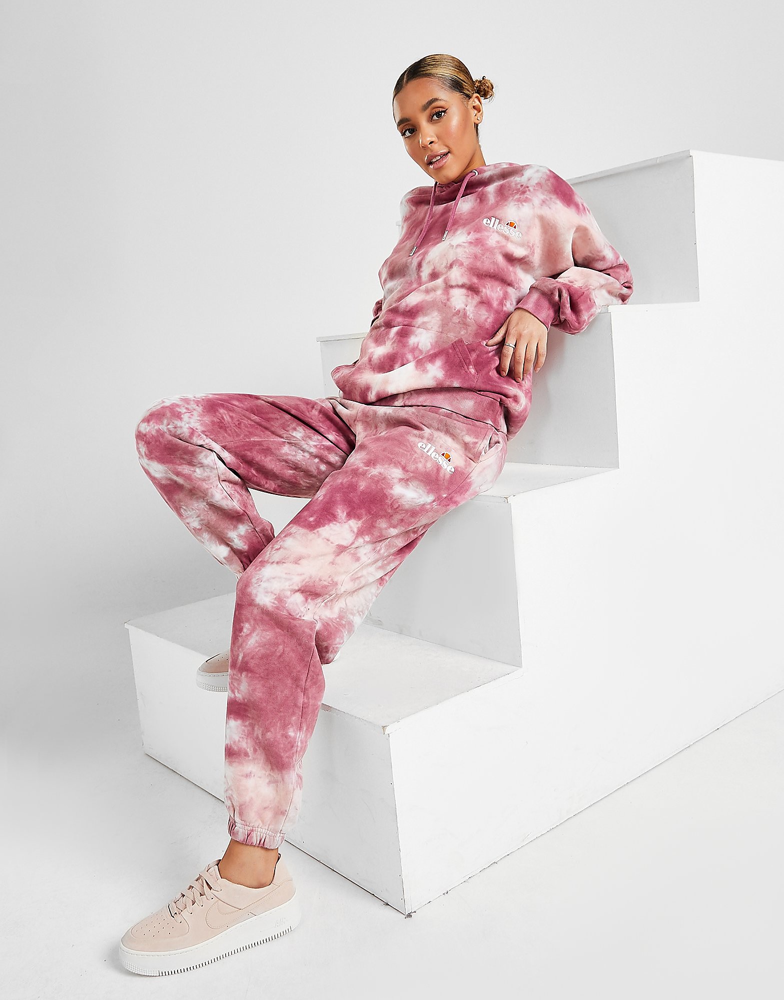 

Ellesse Tie Dye Oversized Joggers - Only at JD - Pink - Womens, Pink