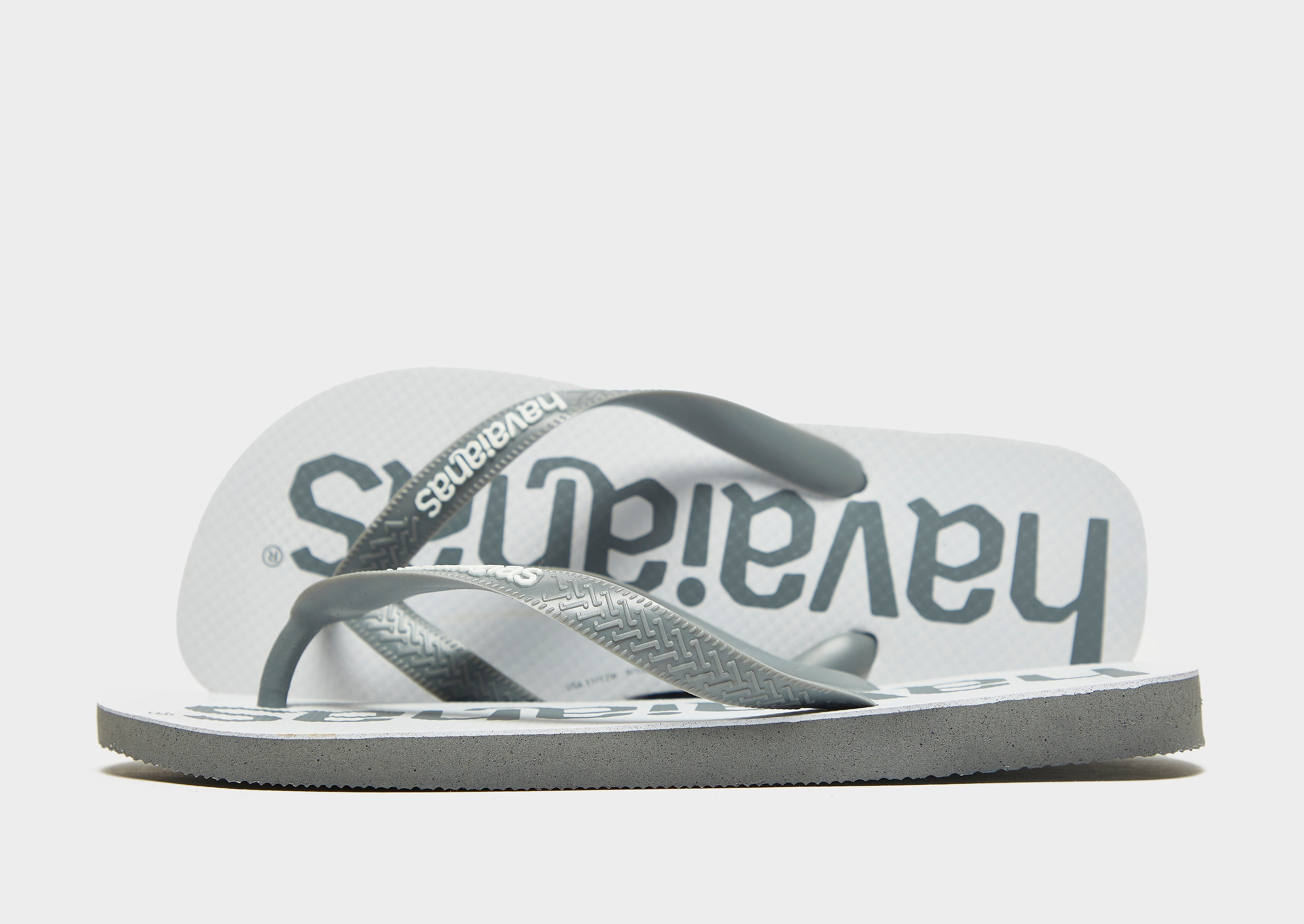 

Havaianas Logomania Flip Flops - Grey - Mens, Grey