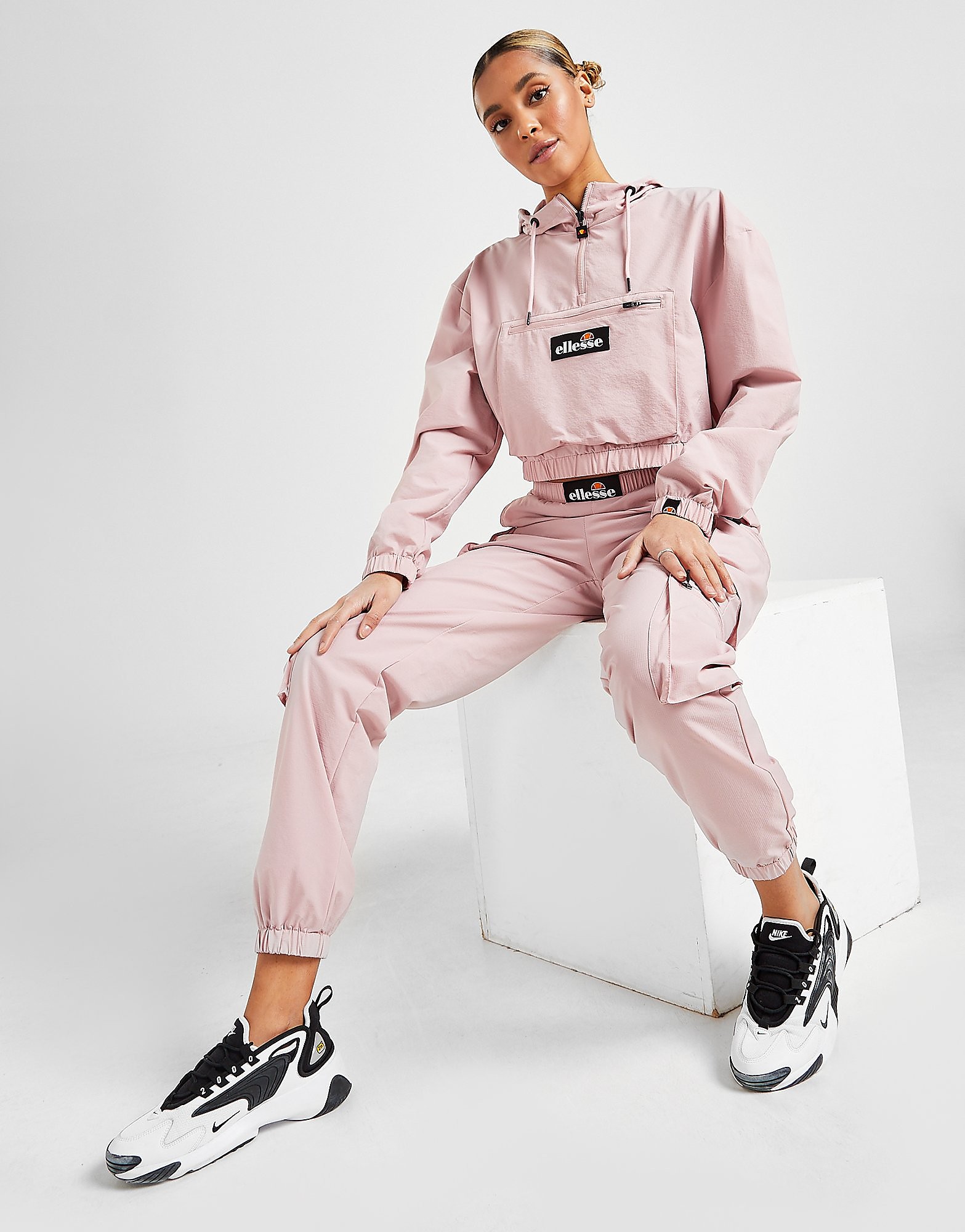 

Ellesse Woven Badge Cargo Pants - Only at JD - Pink - Womens, Pink