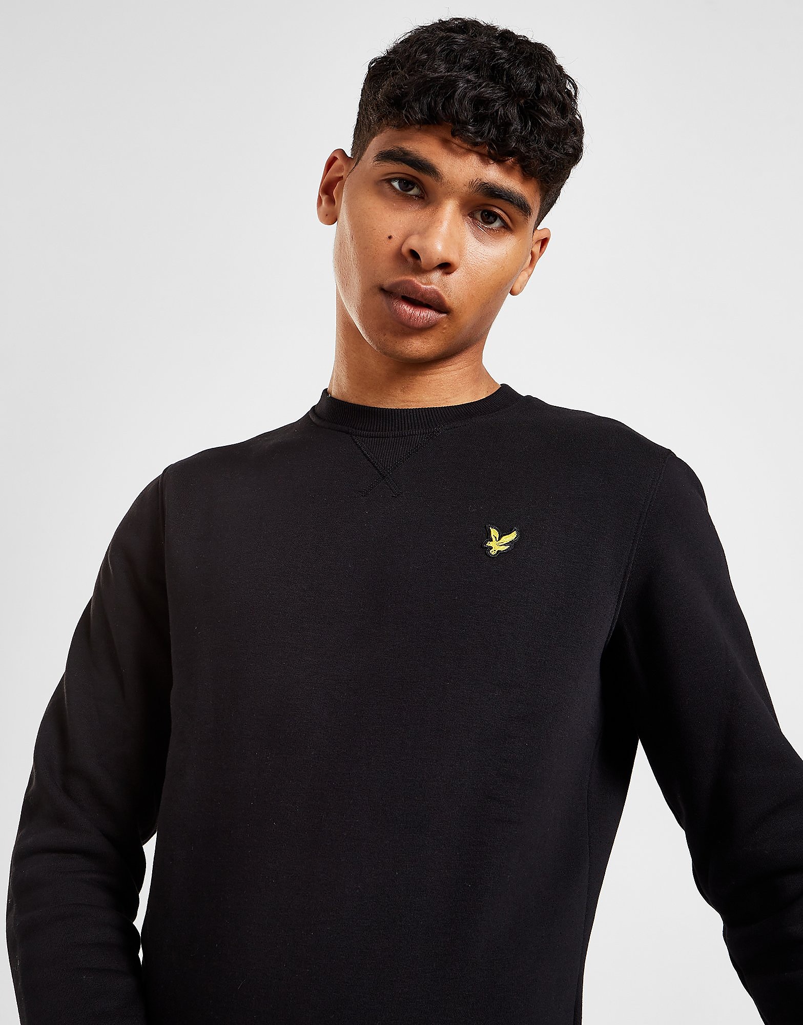 

Lyle & Scott Core Crew Sweatshirt - Only at JD - Black - Mens, Black