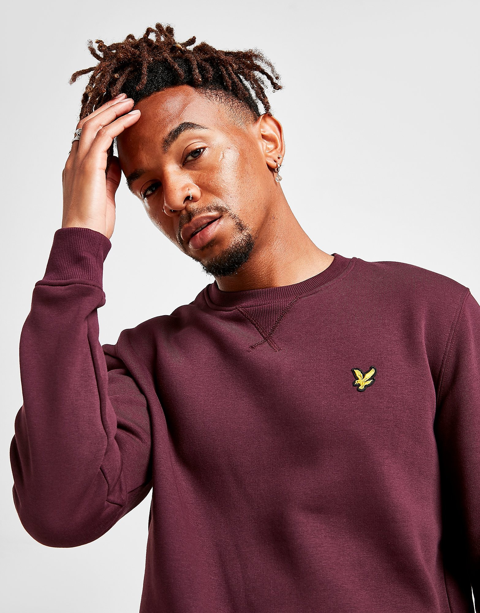 

Lyle & Scott Core Crew Sweatshirt - Only at JD - Red - Mens, Red