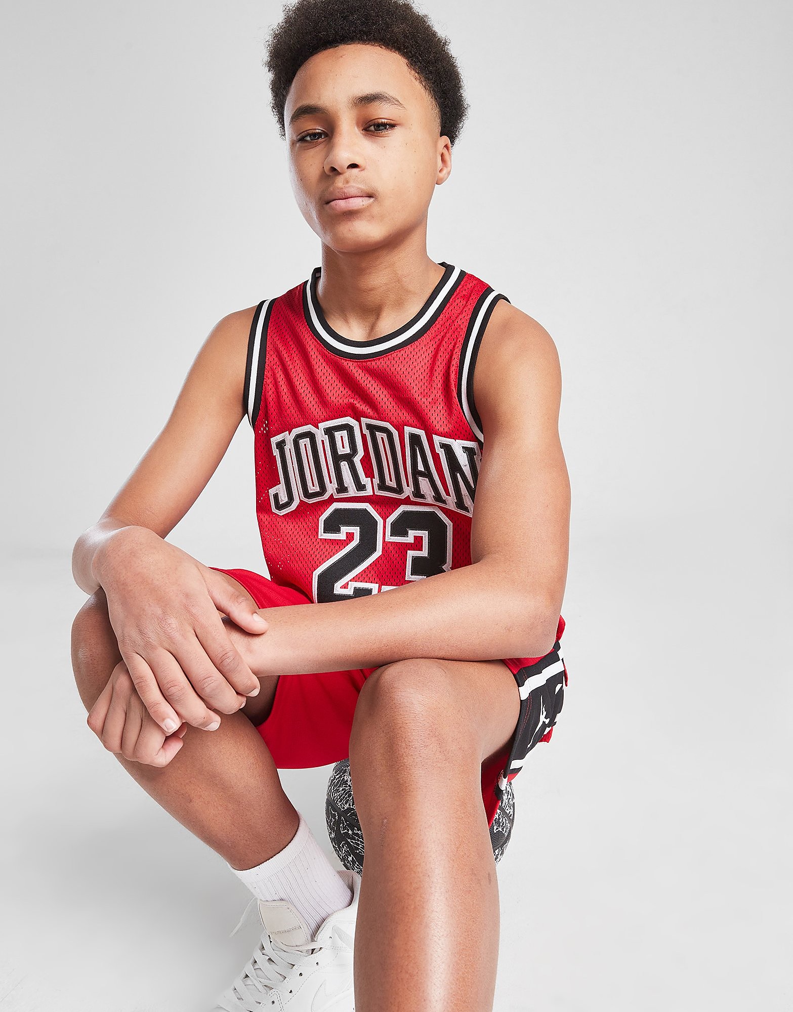 

Jordan 23 Mesh Vest Junior - Only at JD - Red - Kids, Red
