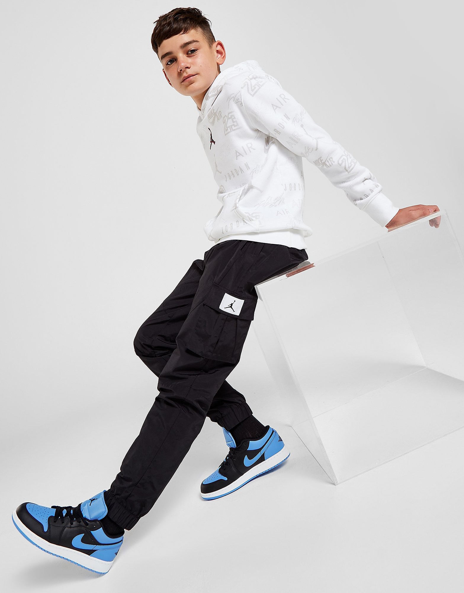 

Jordan Jumpman Woven Cargo Pants Junior - Only at JD - Black - Kids, Black