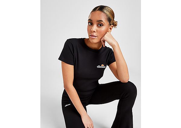 Ellesse T-Shirt Crop Baby Rib Femme