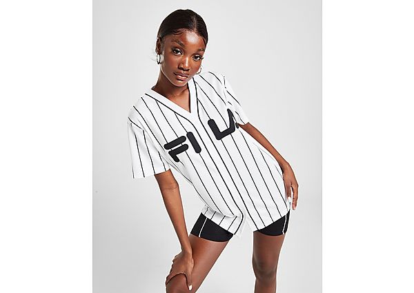 Fila T-Shirt Stripe Baseball Logo Femme