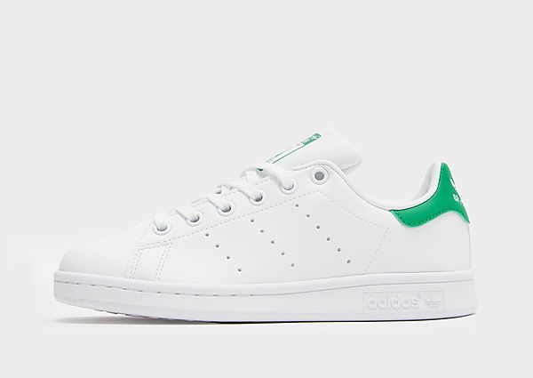 adidas Originals Chaussure Stan Smith - Cloud White / Cloud White / Green, Cloud White / Cloud White