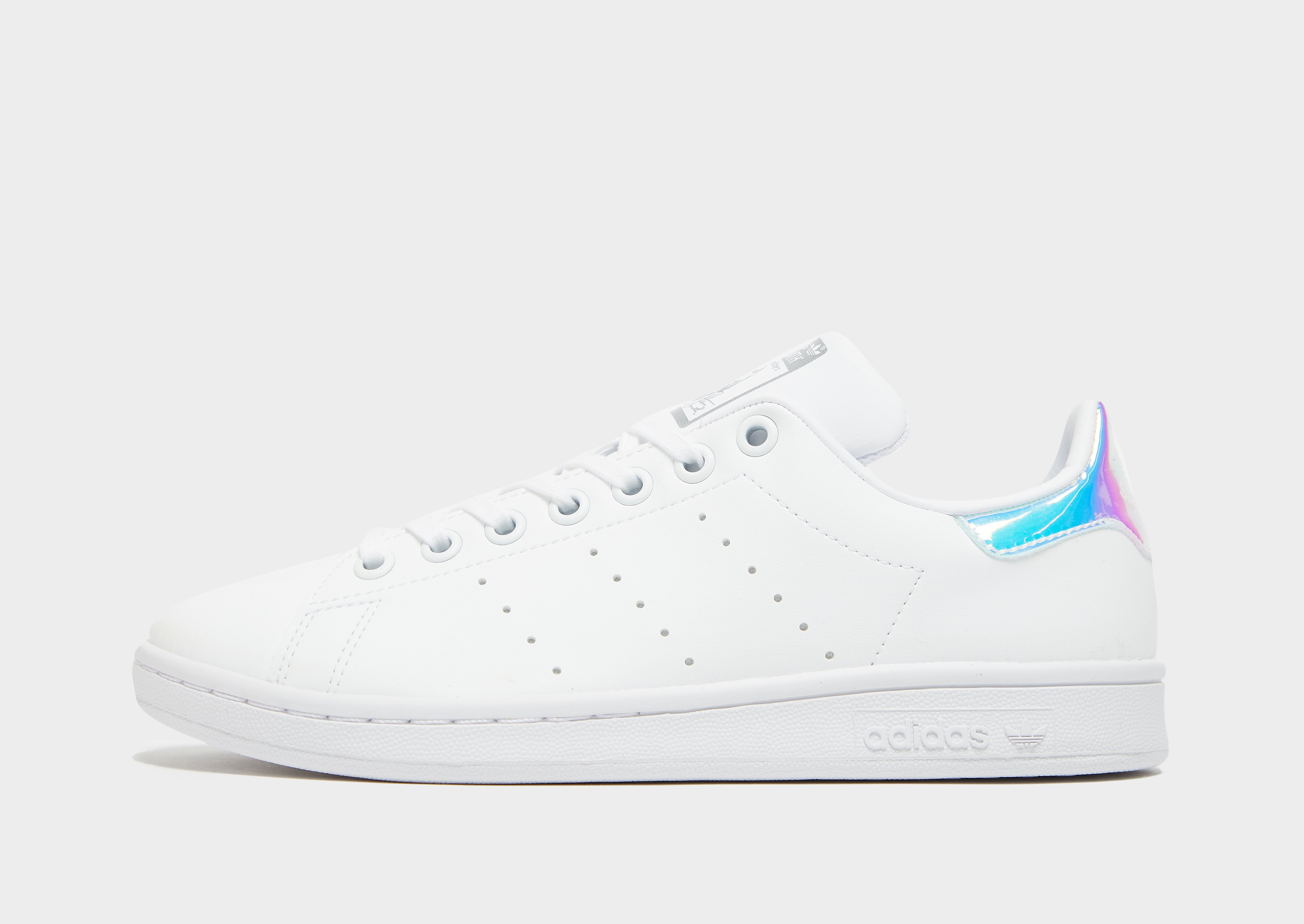 

adidas Originals STAN SMITH J - Cloud White / Cloud White / Silver Metallic - Kids, Cloud White / Cloud White / Silver Metallic