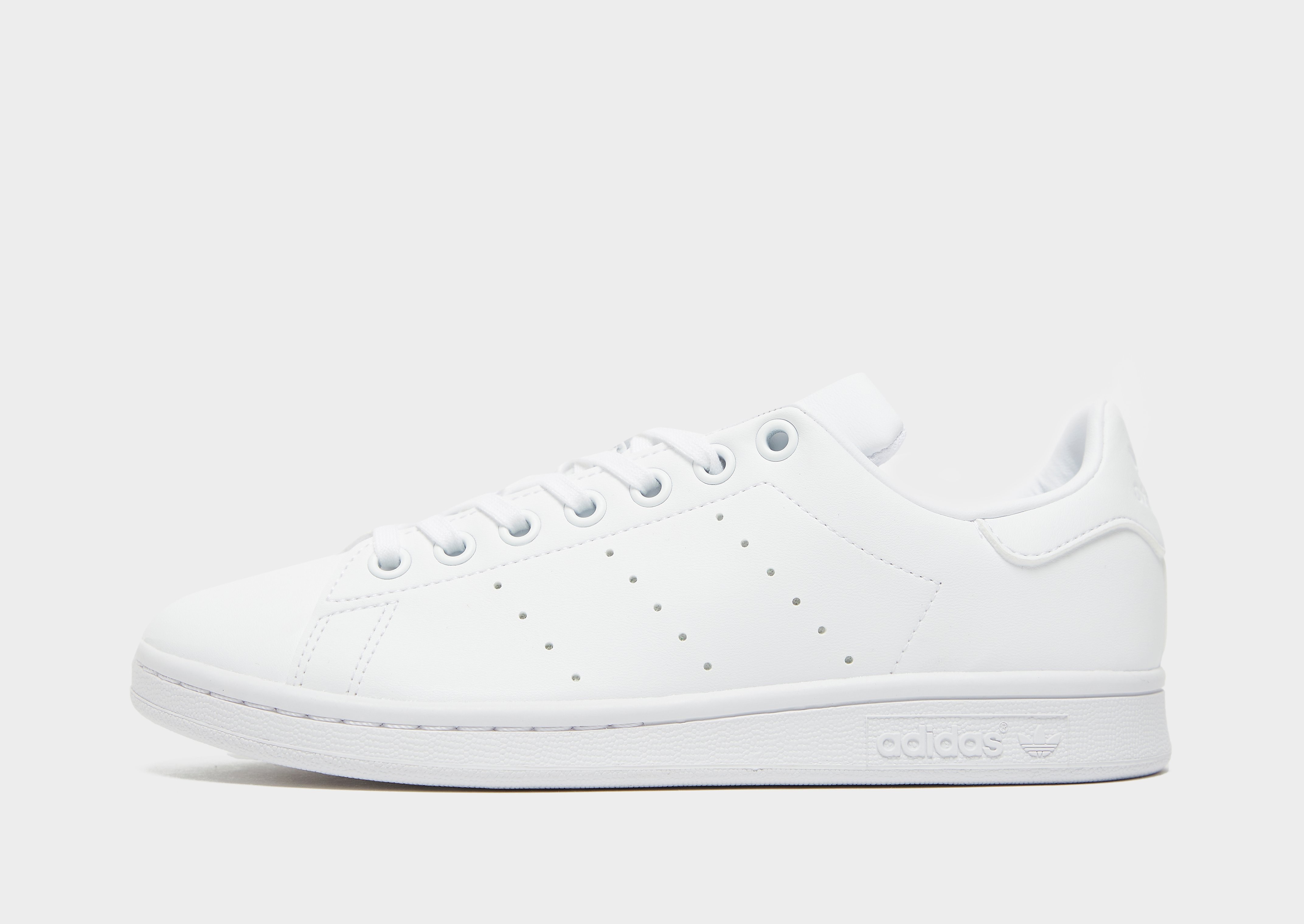 

adidas Originals Stan Smith Junior - Cloud White / Cloud White / Cloud White/WHT/WHT - Kids, Cloud White / Cloud White / Cloud White/WHT/WHT