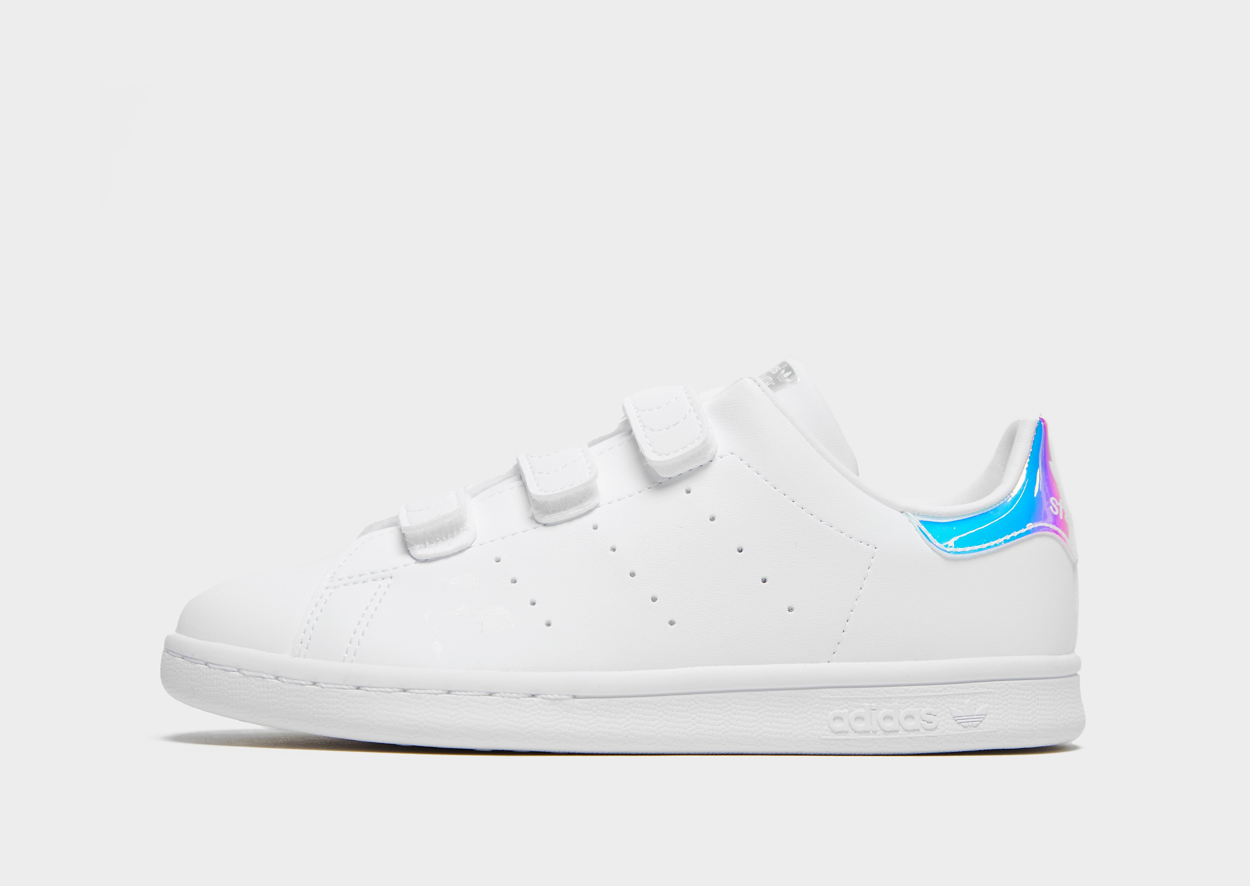 

adidas Originals Stan Smith Children - Cloud White / Cloud White / Silver Metallic - Kids, Cloud White / Cloud White / Silver Metallic
