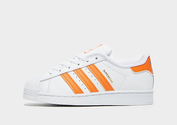 adidas Originals Chaussure Superstar - Cloud White / Blue / Gold Metallic, Cloud White / Blue / Gold