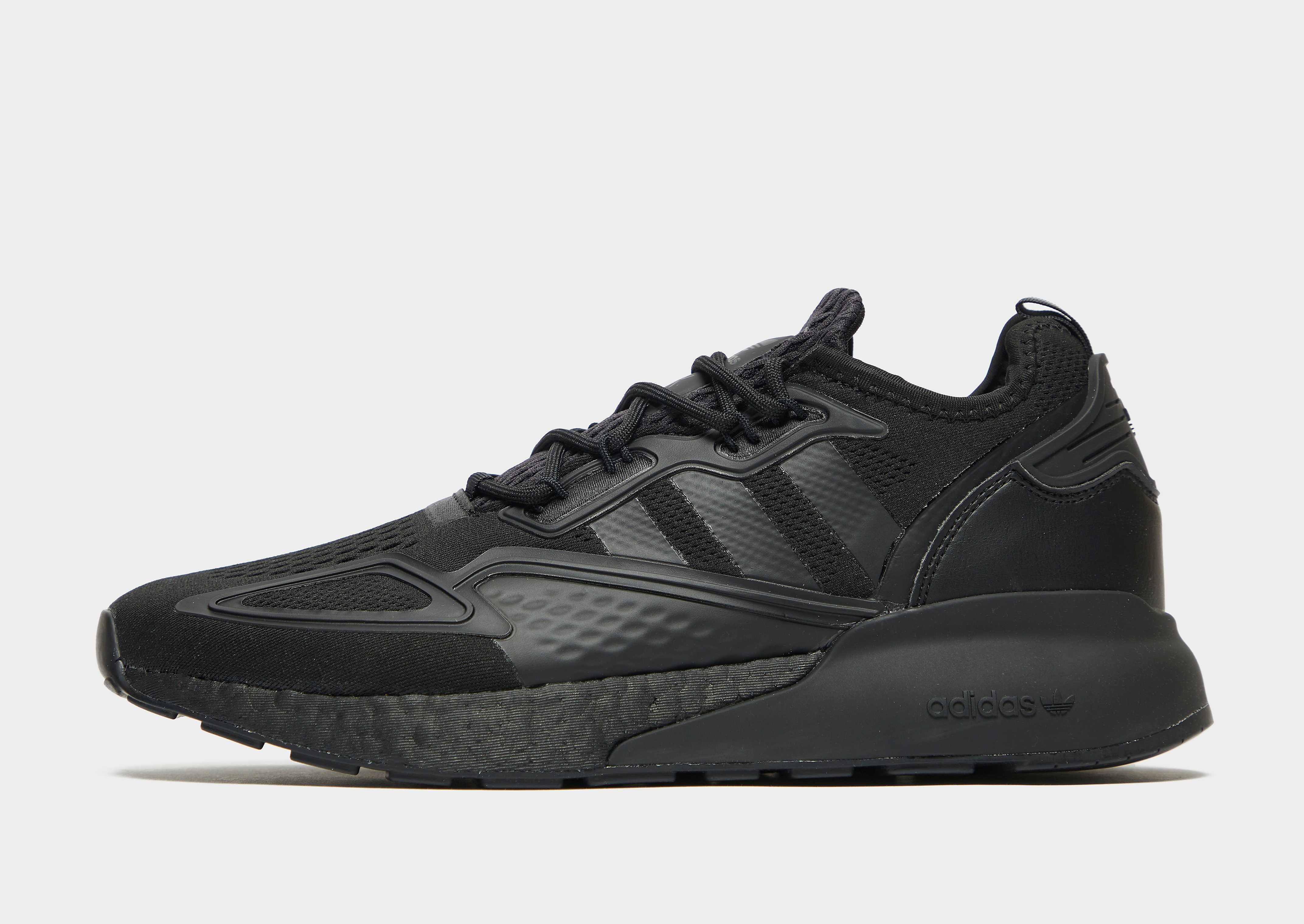

adidas Originals ZX 2K Boost - Core Black / Core Black / Shock Pink - Womens, Core Black / Core Black / Shock Pink
