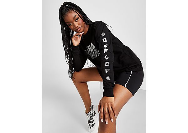 Fila T-Shirt Boyfriend Manches Longues Femme