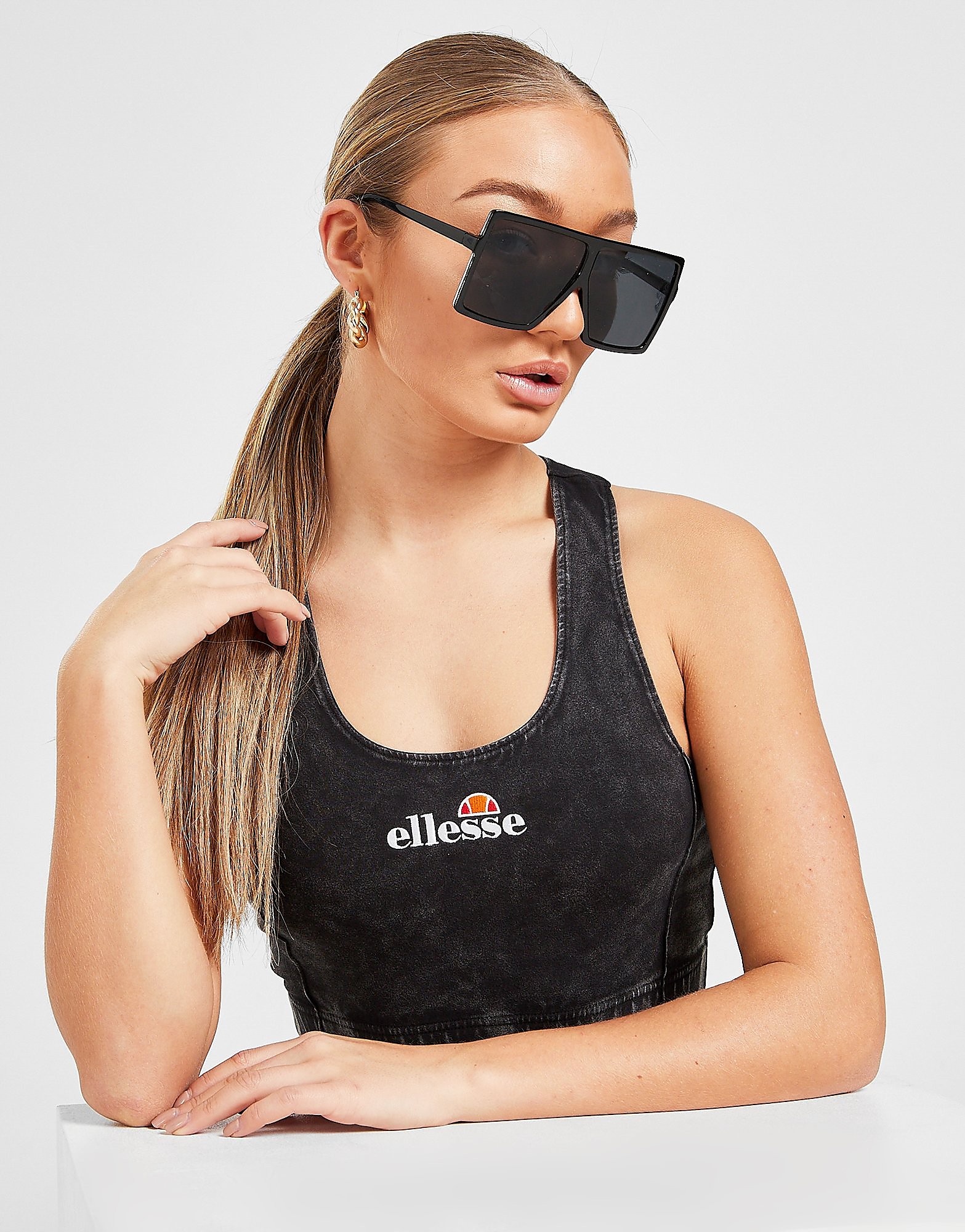 

Ellesse Acid Wash Bralette - Only at JD - Black - Womens, Black