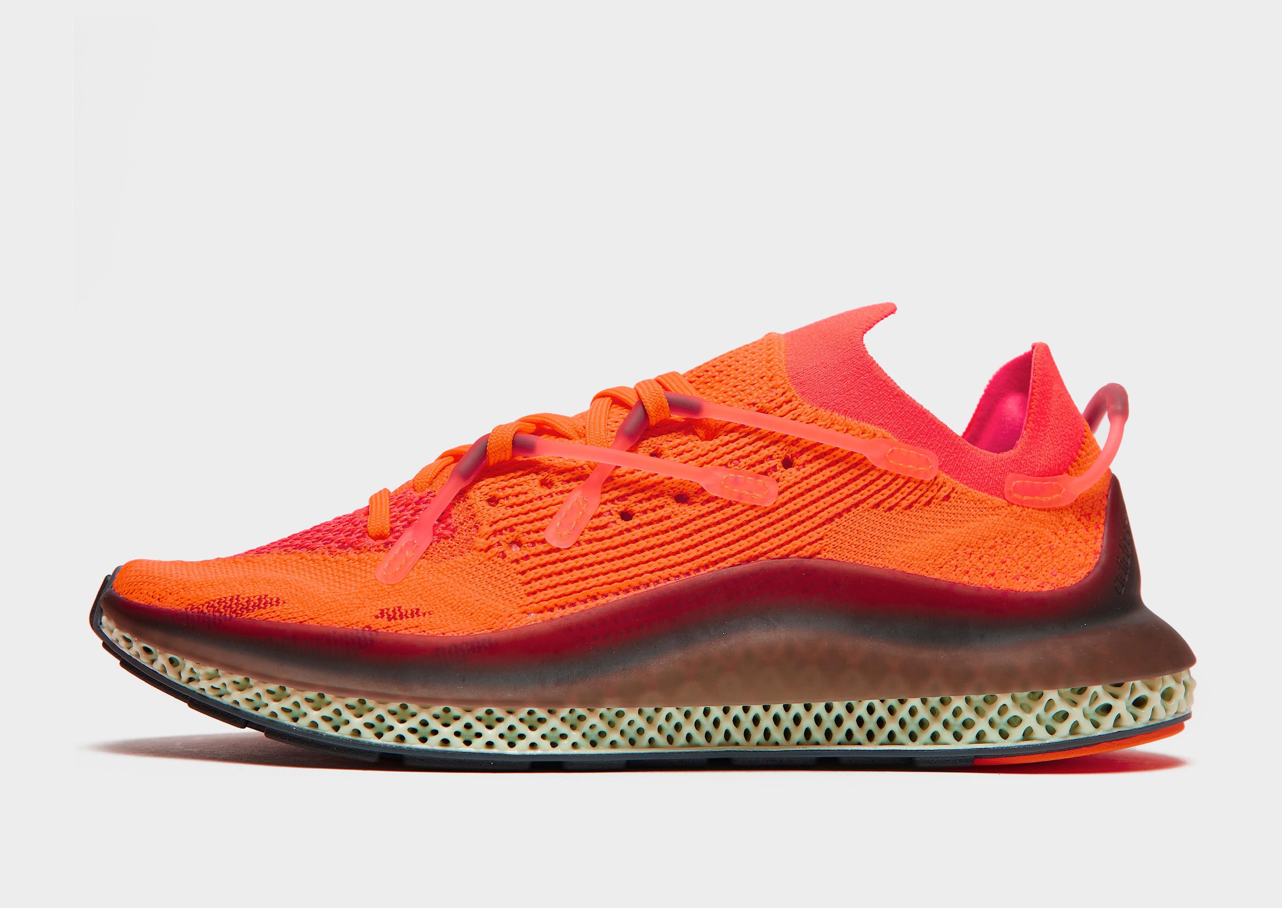

adidas Originals 4D Fusio - Screaming Orange / Core Black / Solar Red - Womens, Screaming Orange / Core Black / Solar Red
