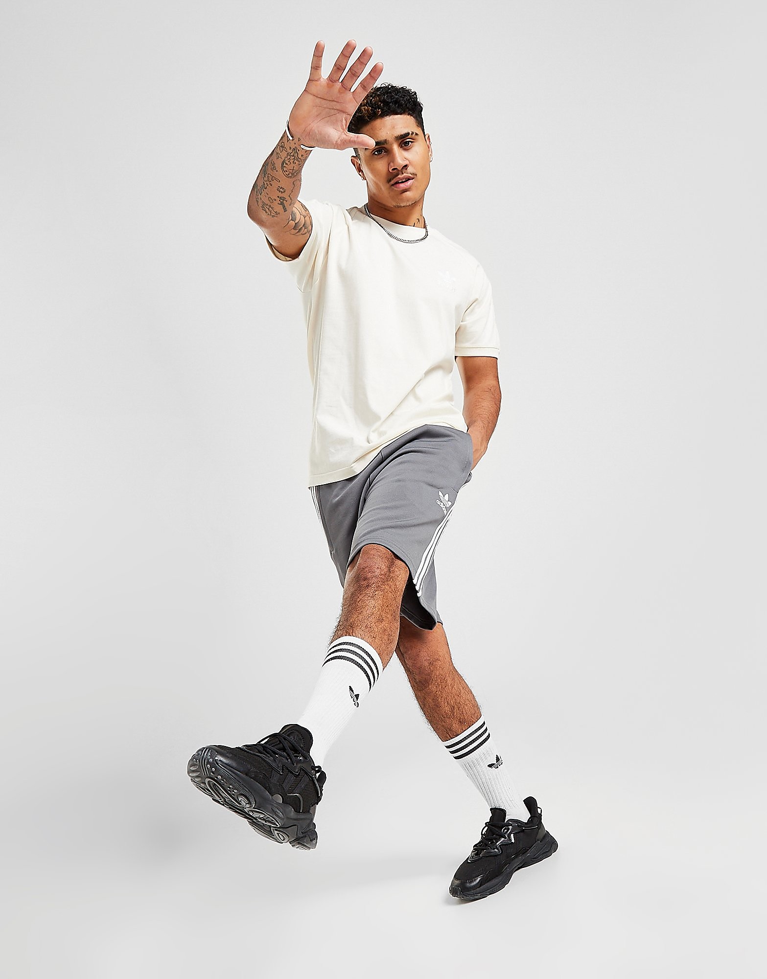 

adidas Originals SST Shorts - Grey - Mens, Grey