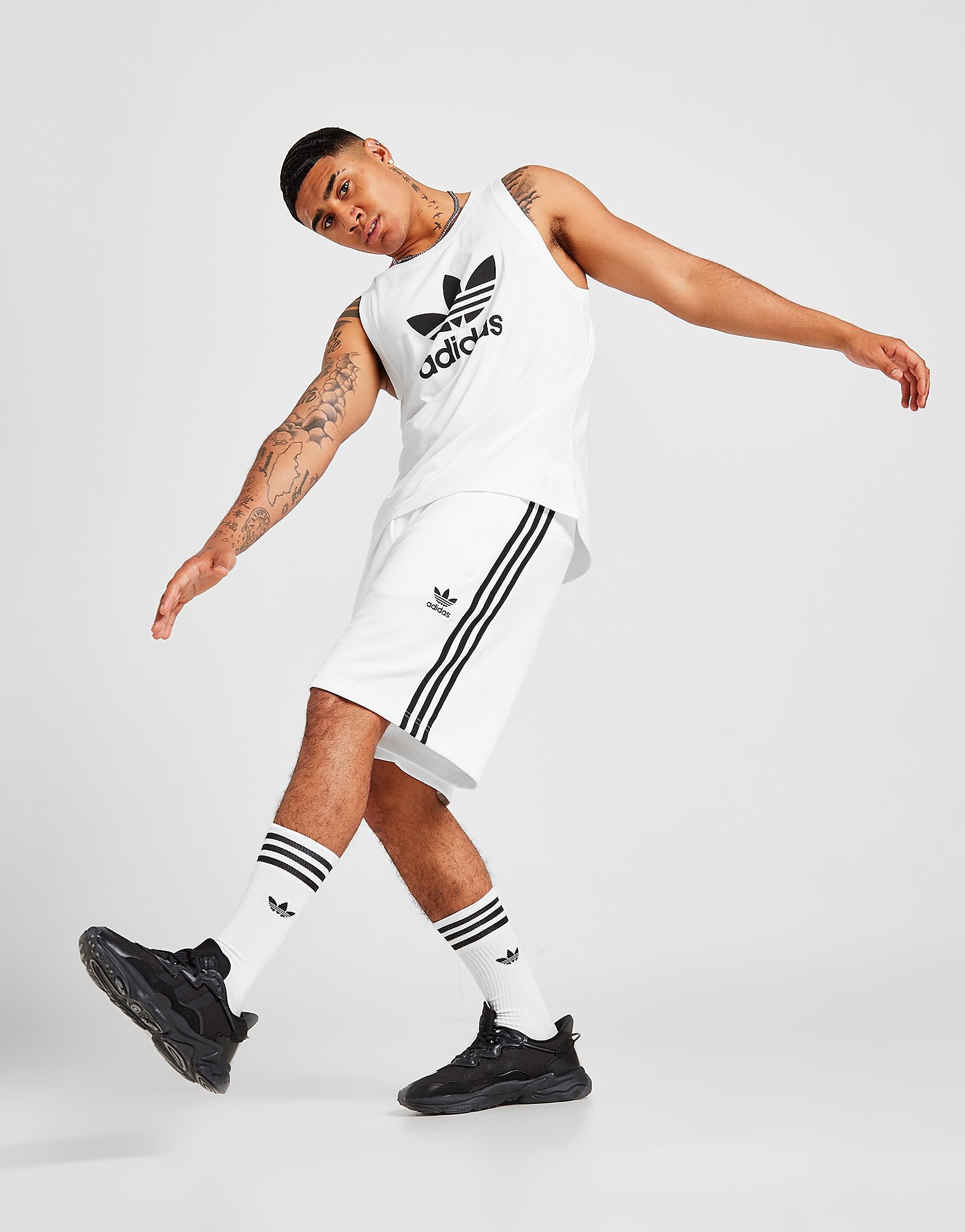 

adidas Originals SS Shorts - White - Mens, White