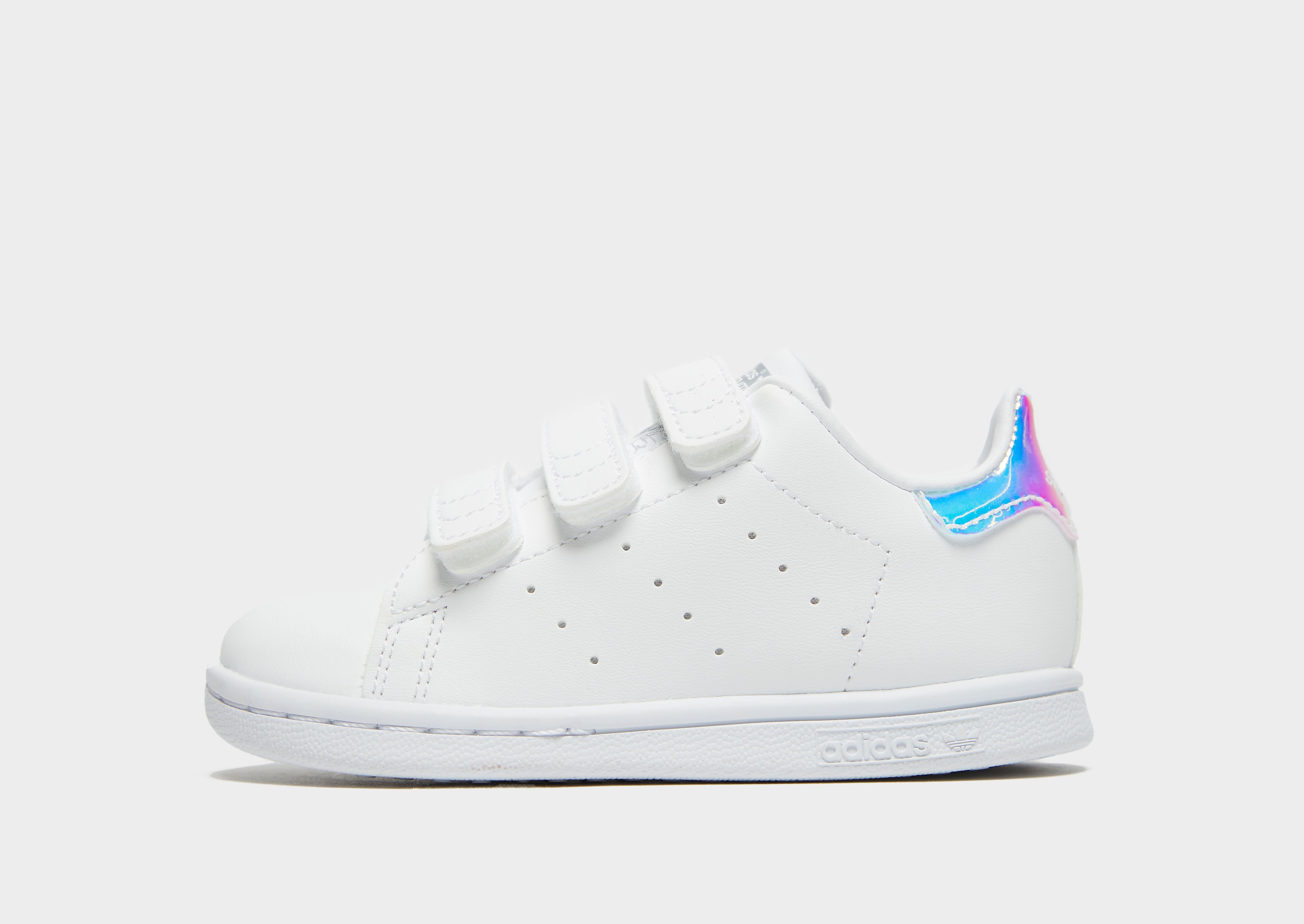 

adidas Originals Stan Smith Infant - Cloud White / Cloud White / Silver Metallic - Kids, Cloud White / Cloud White / Silver Metallic