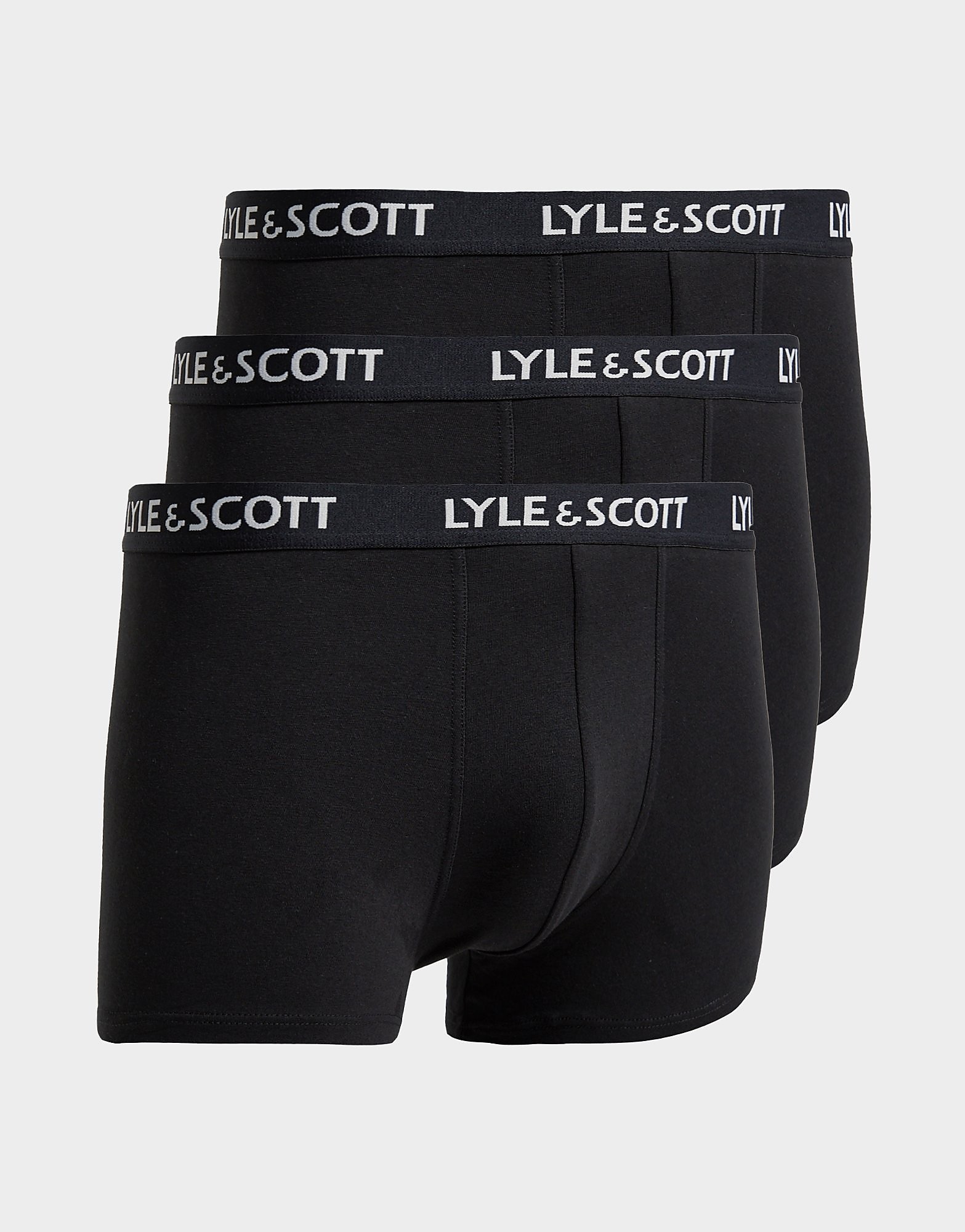 

Lyle & Scott 3-Pack Boxer Shorts - Black - Mens, Black