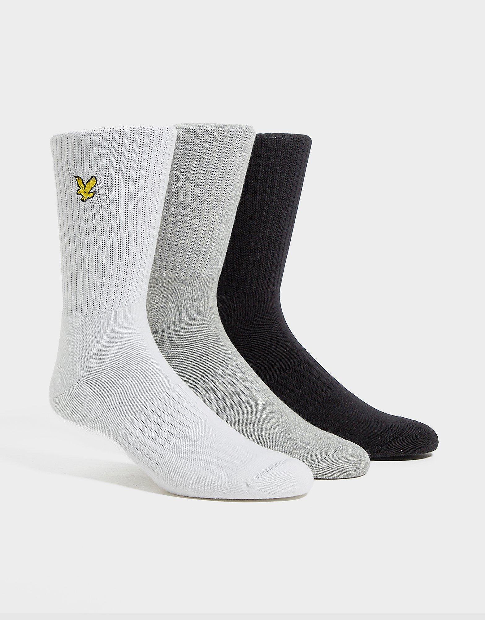 

Lyle & Scott 3-Pack Socks - Black/Grey/White - Womens, Black/Grey/White
