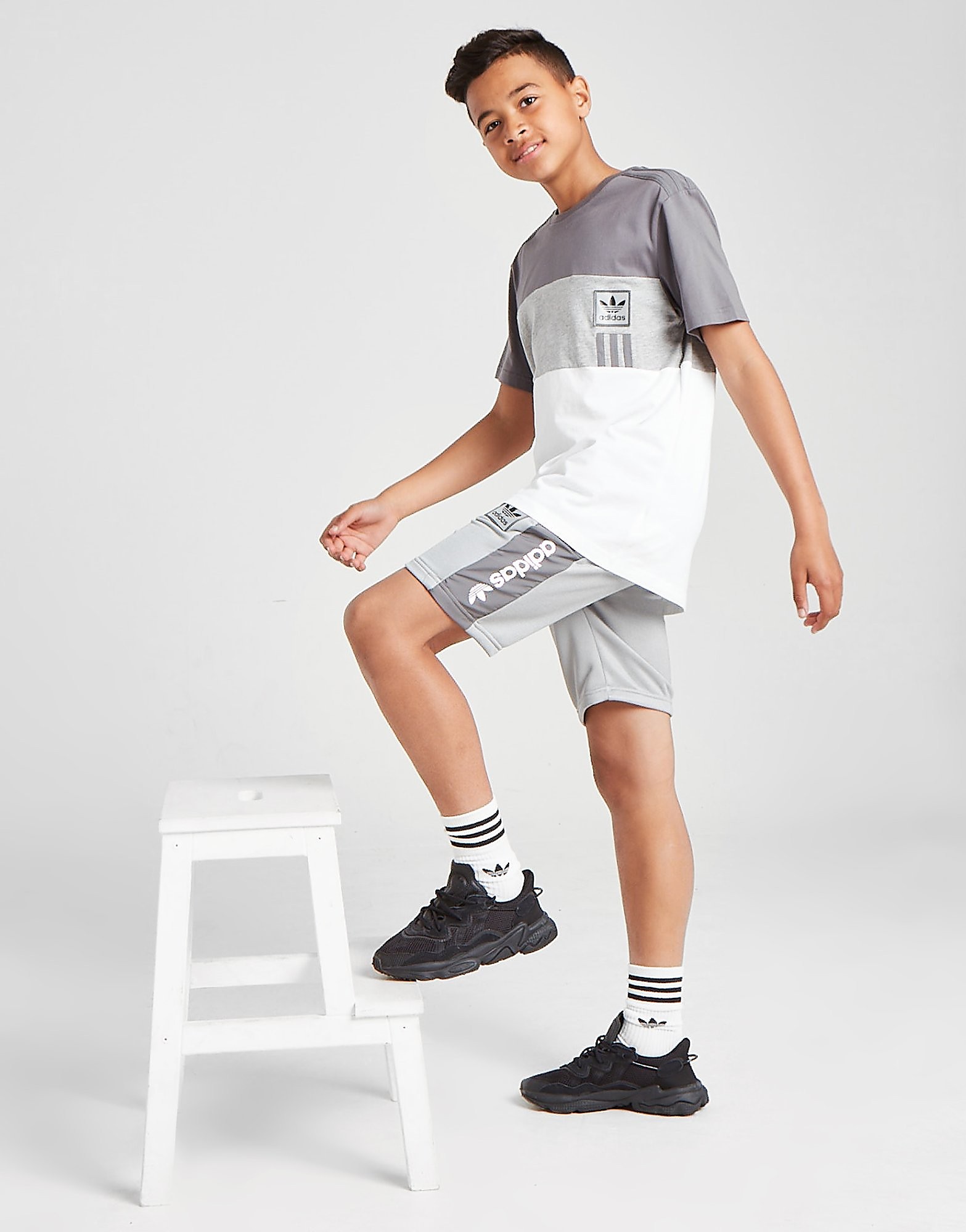 

adidas Originals ID96 Shorts Junior - Grey - Kids, Grey