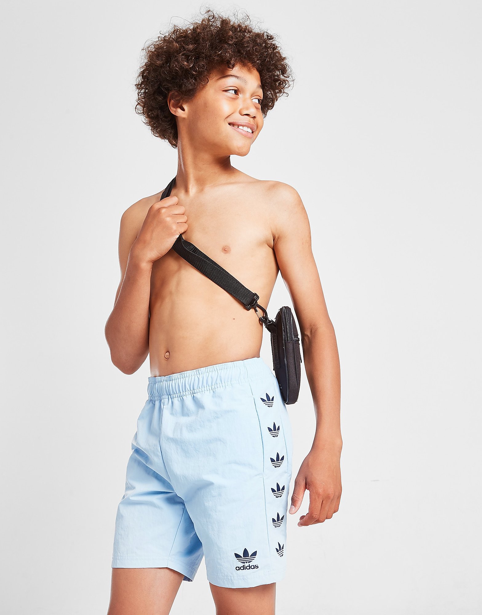 

adidas Originals Repeat Trefoil Swim Shorts Junior - Only at JD - Blue - Kids, Blue