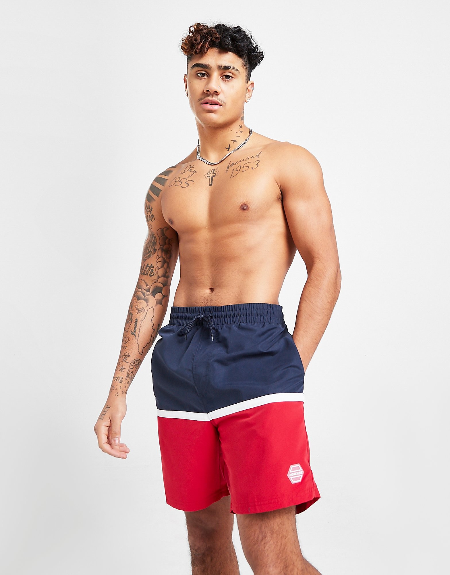 

McKenzie Abel Swim Shorts - Only at JD - BLUE - Mens, BLUE