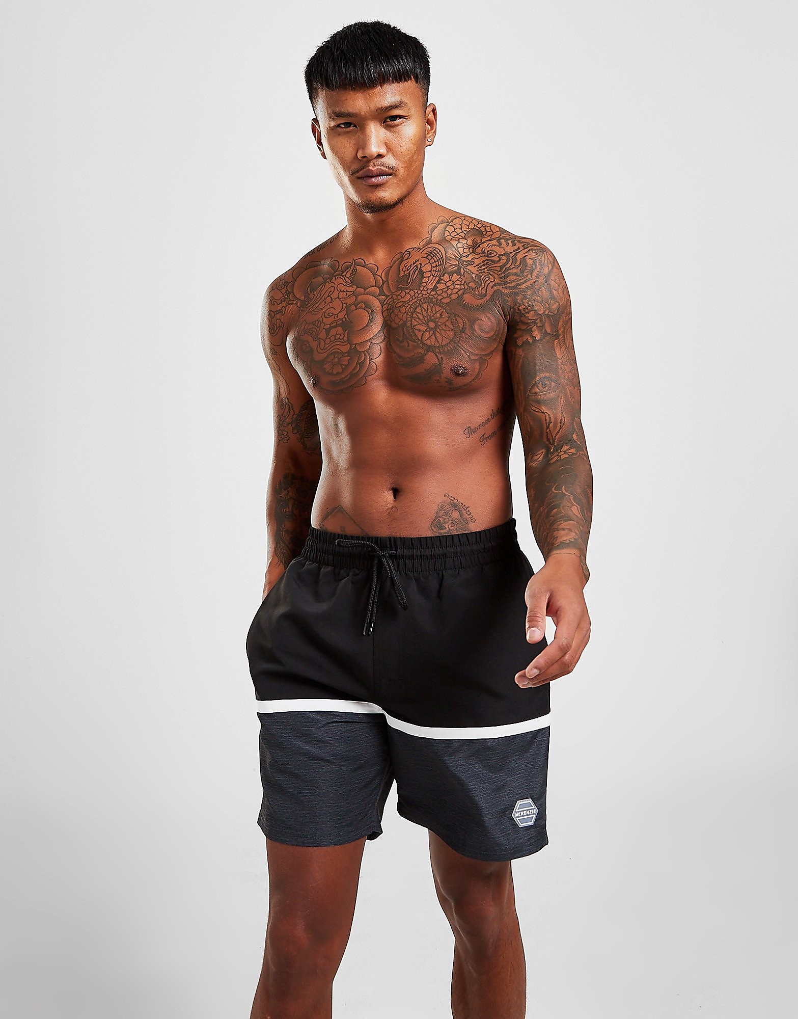 

McKenzie Abel Swim Shorts - Only at JD - BLACK - Mens, BLACK