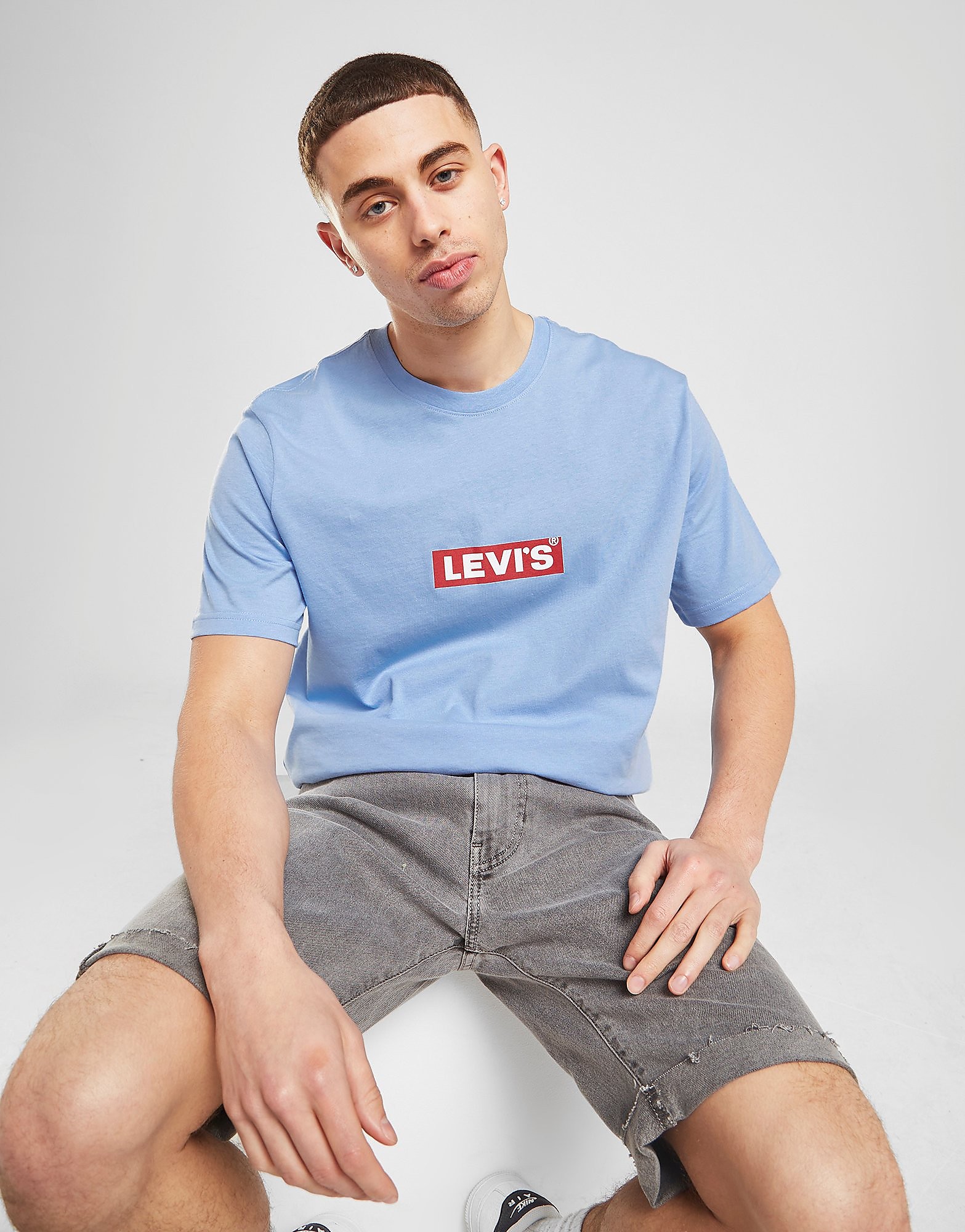 

Levis Baby Tab T-Shirt - Blue - Mens, Blue