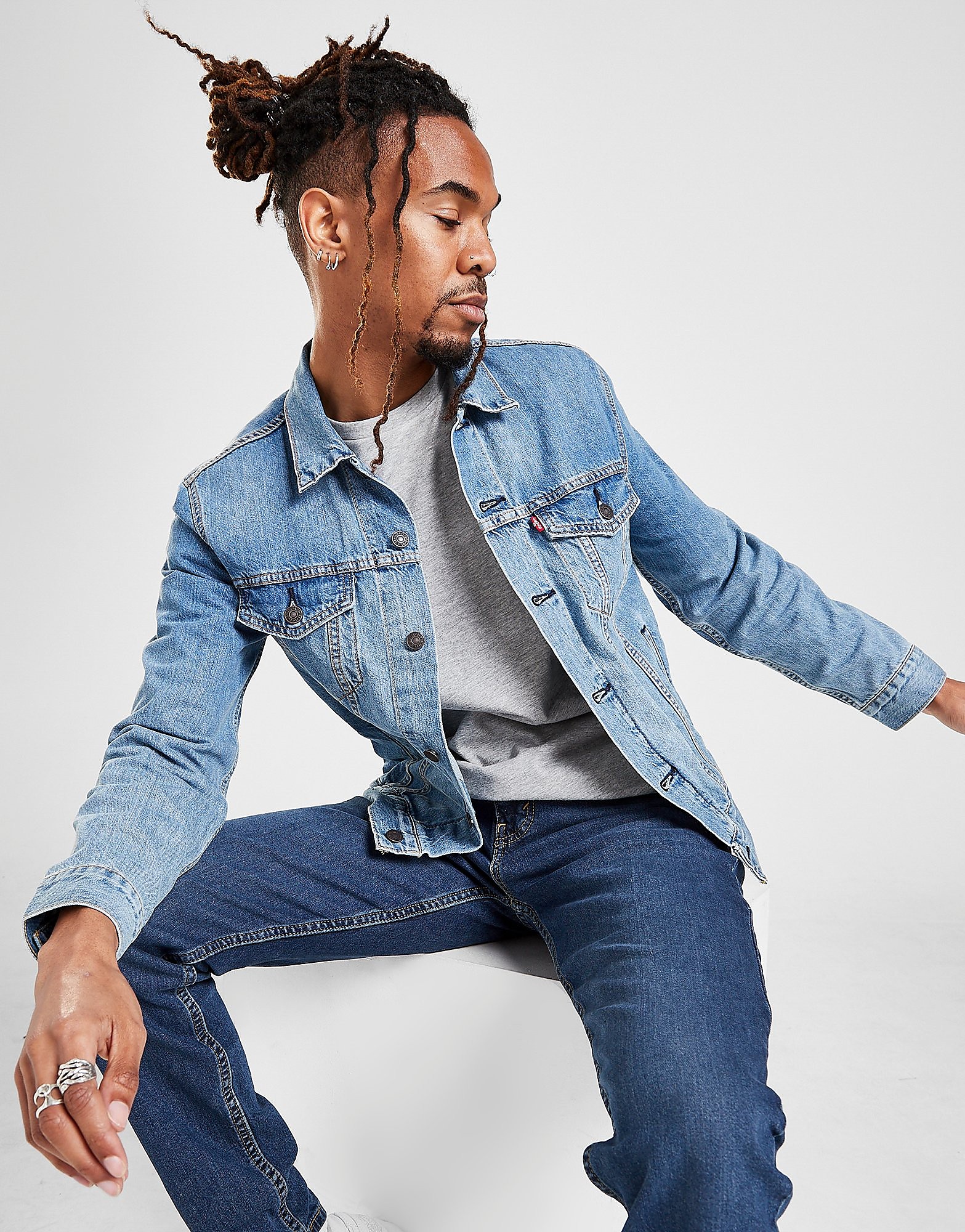 

Levis Denim Jacket - Blue - Mens, Blue