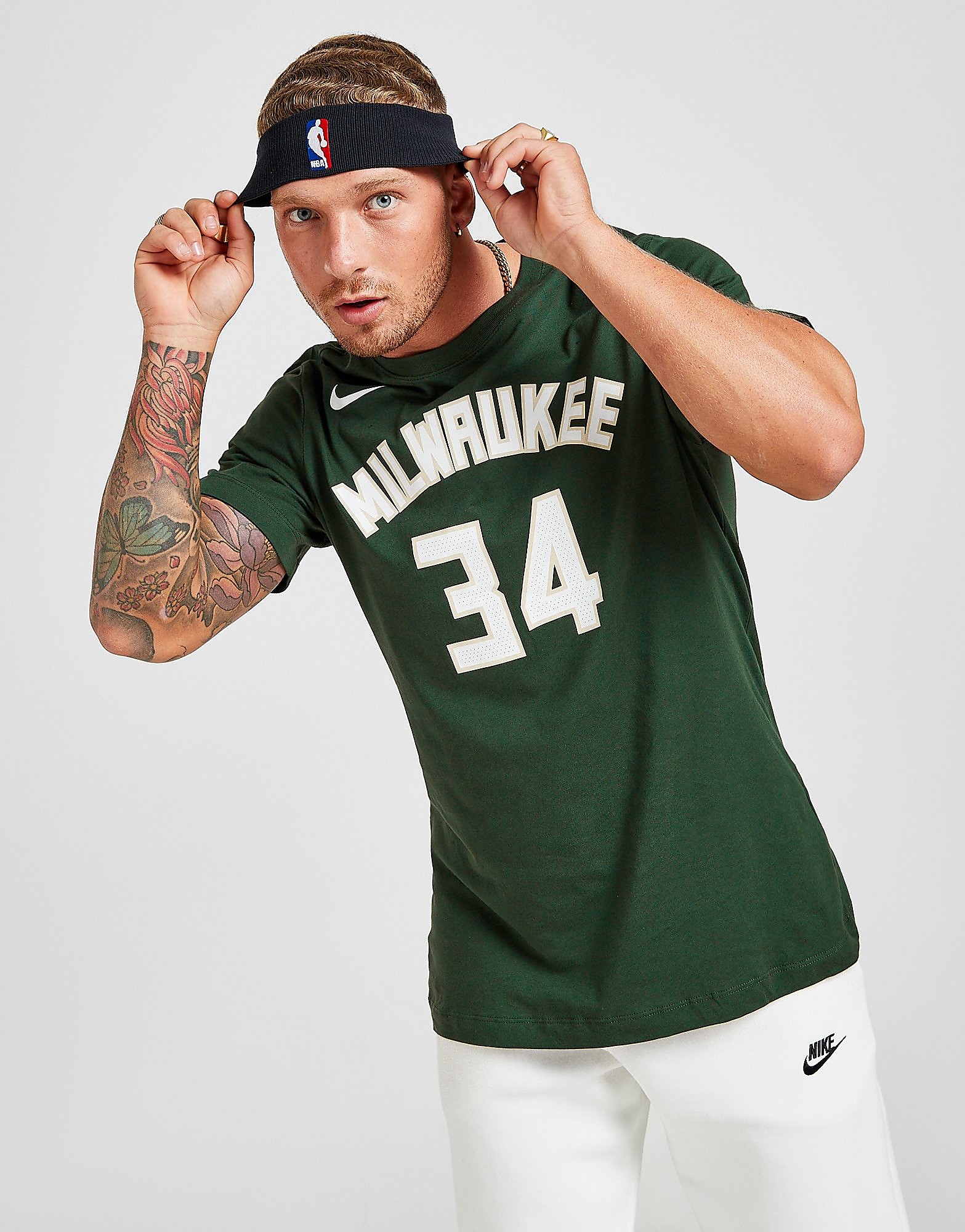 

Nike NBA Milwaukee Bucks Giannis #34 T-Shirt - Fir - Mens, Fir