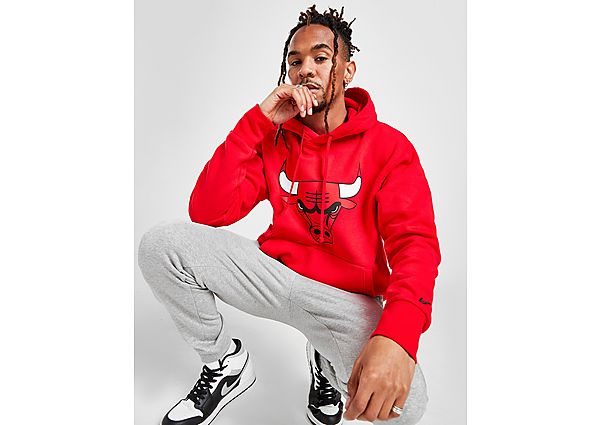 Nike Sweat à capuche Nike NBA Chicago Bulls Essential pour Homme - University Red/Black, University