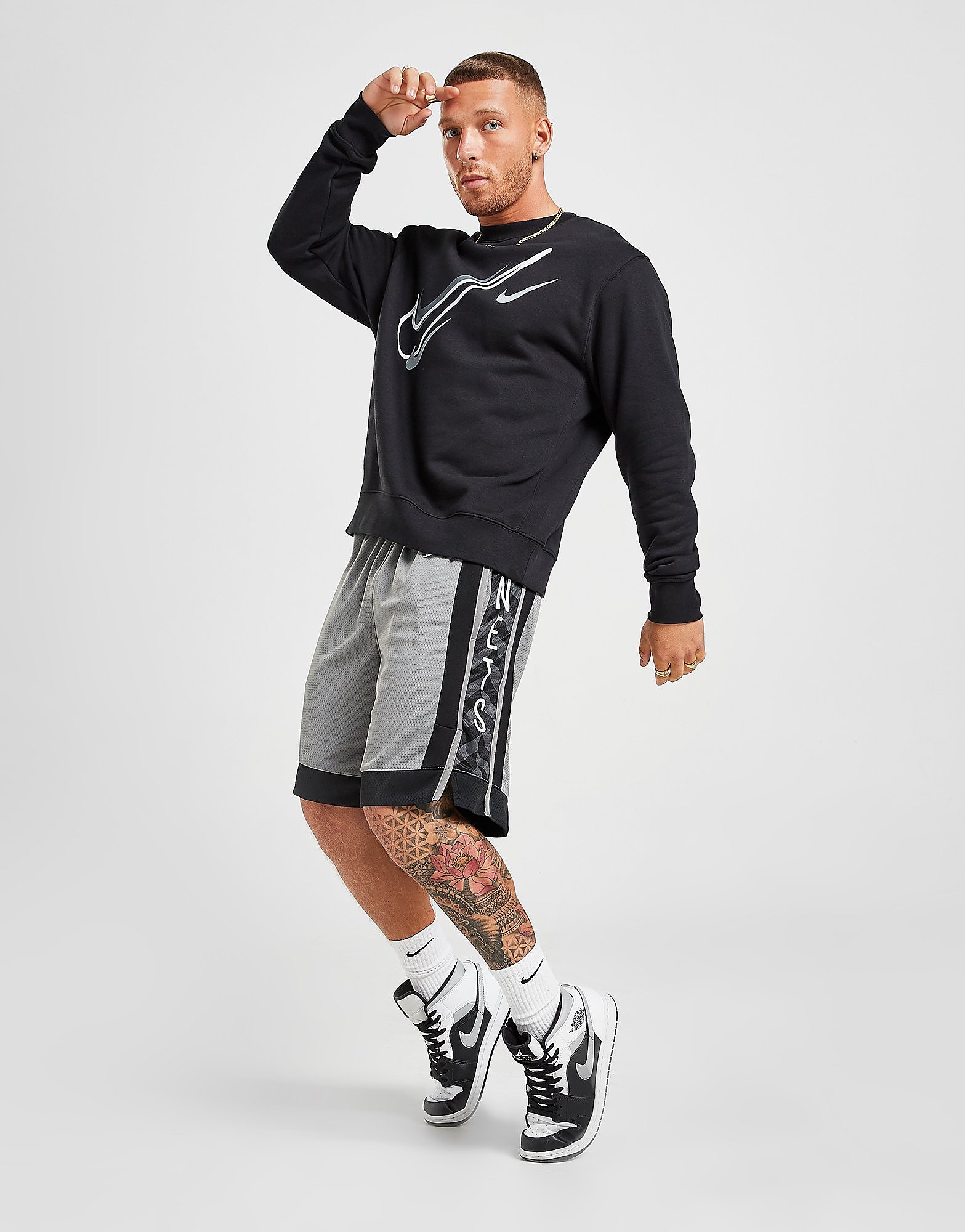

Jordan NBA Brooklyn Nets Swingman Shorts - Dark Steel Grey/Black/White - Mens, Dark Steel Grey/Black/White