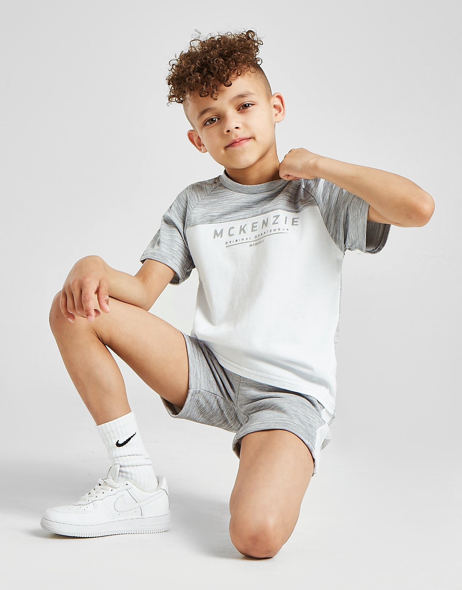 

McKenzie Mini Adley T-Shirt/Shorts Set Children - Grey - Kids, Grey