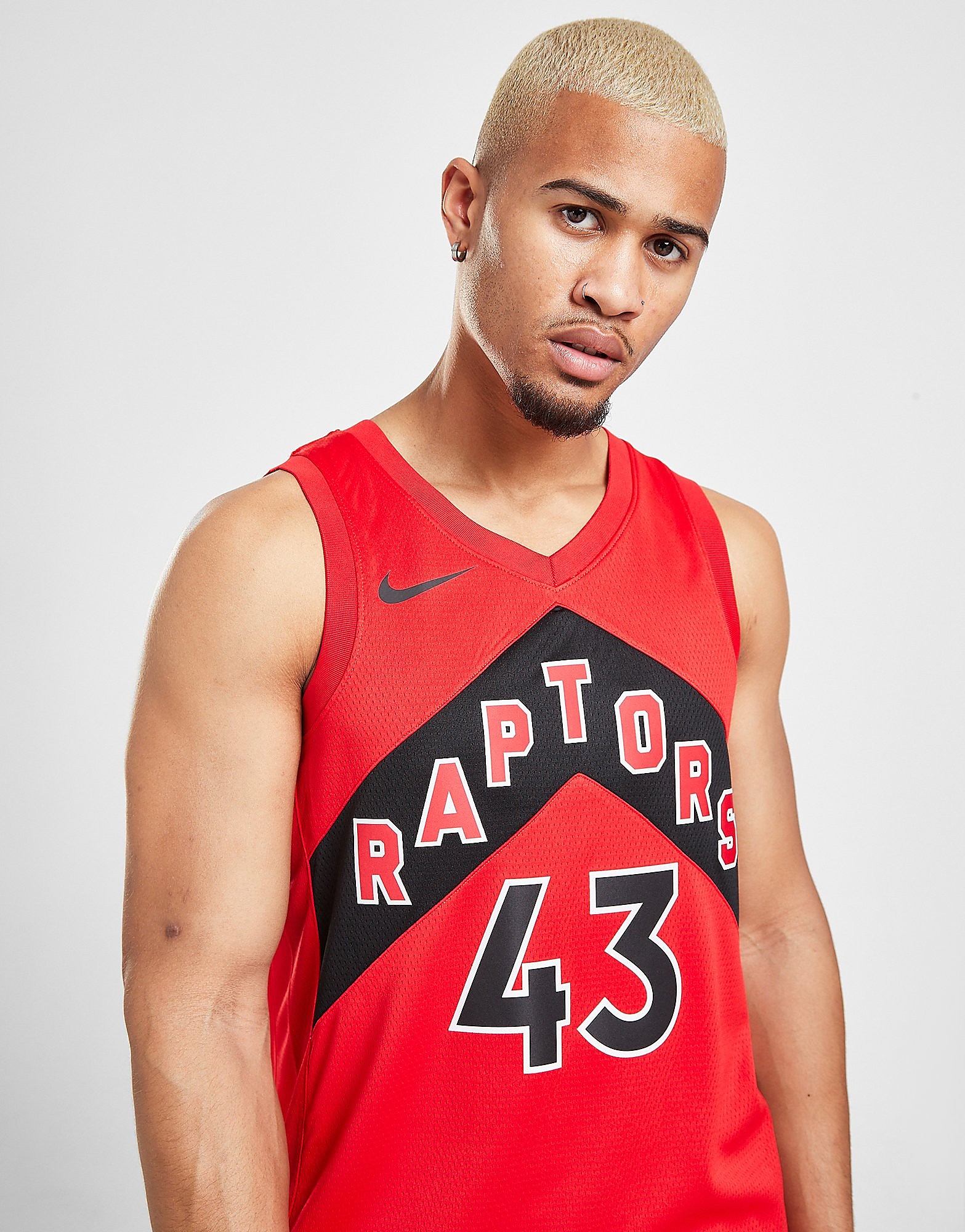 

Nike NBA Toronto Raptors Siakam #43 Swingman Jersey - University Red - Mens, University Red