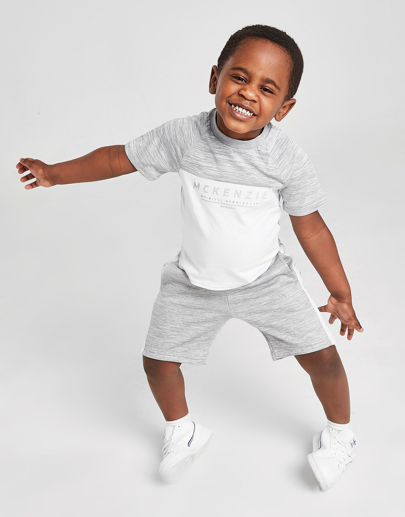 

McKenzie Micro Adley T-Shirt/Shorts Set Infant - Grey - Kids, Grey