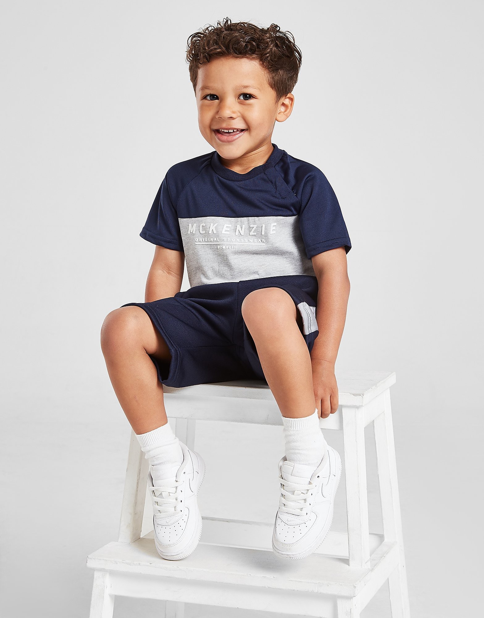 

McKenzie Micro Adley T-Shirt/Shorts Set Infant - Blue - Kids, Blue