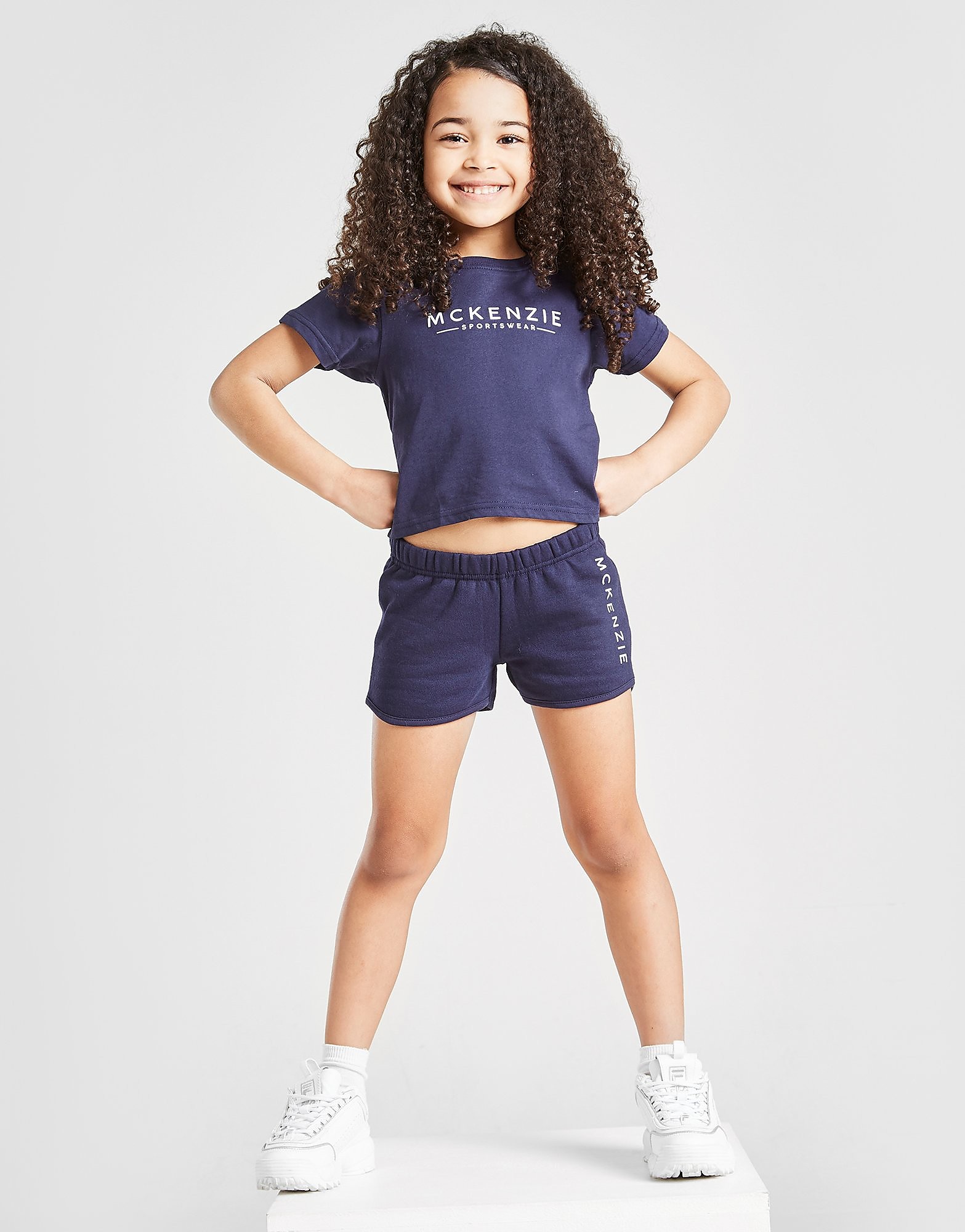 

McKenzie Girls' Mini Essential T-Shirt/Shorts Set Children - Navy - Kids, Navy