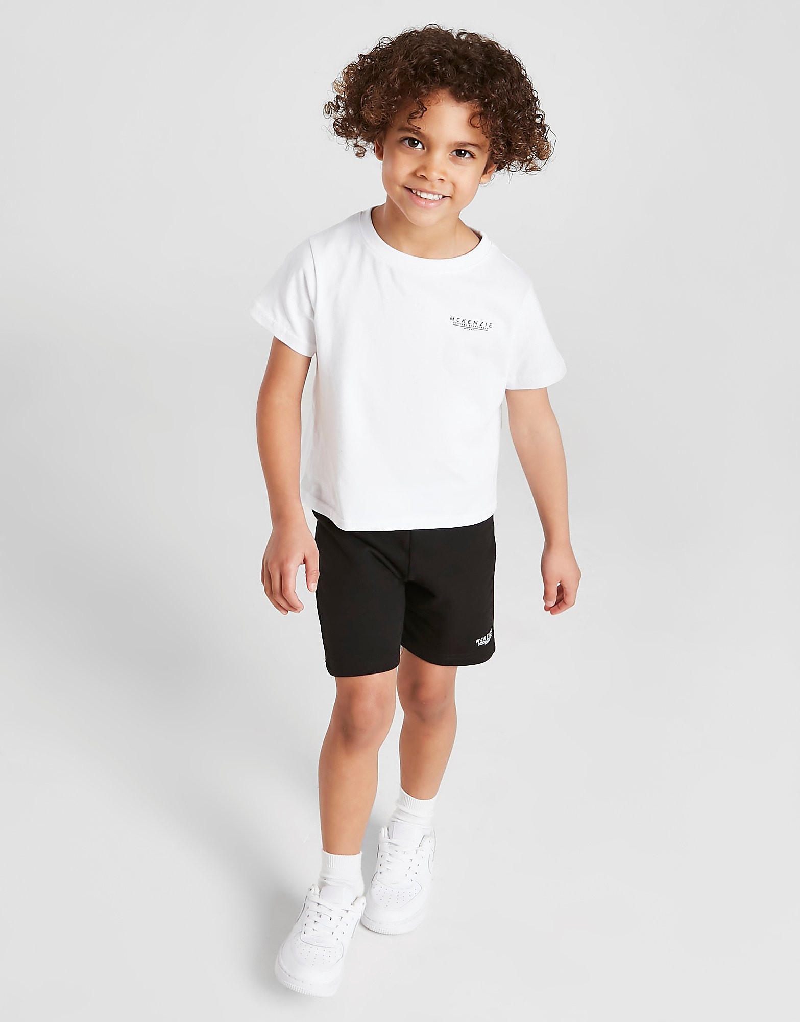 

McKenzie Mini Essential T-Shirt/Shorts Set Children - White/Black - Kids, White/Black