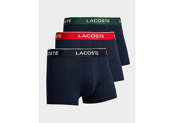 Lacoste 3 Pack Boxers - Blue/Navy - Mens, Blue/Navy