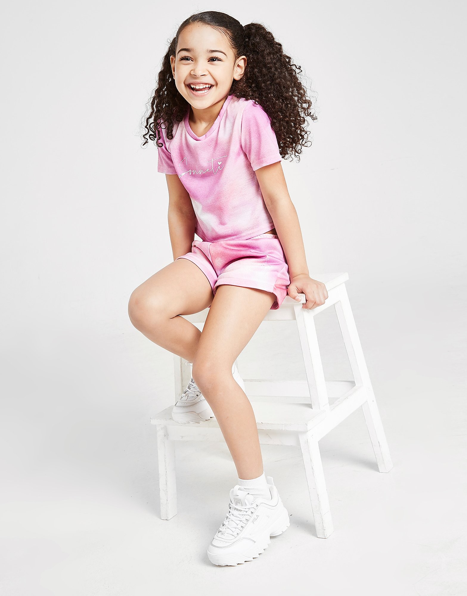 

Sonneti Girls' Mini Cortina T-Shirt/Shorts Set Children - Pink - Kids, Pink